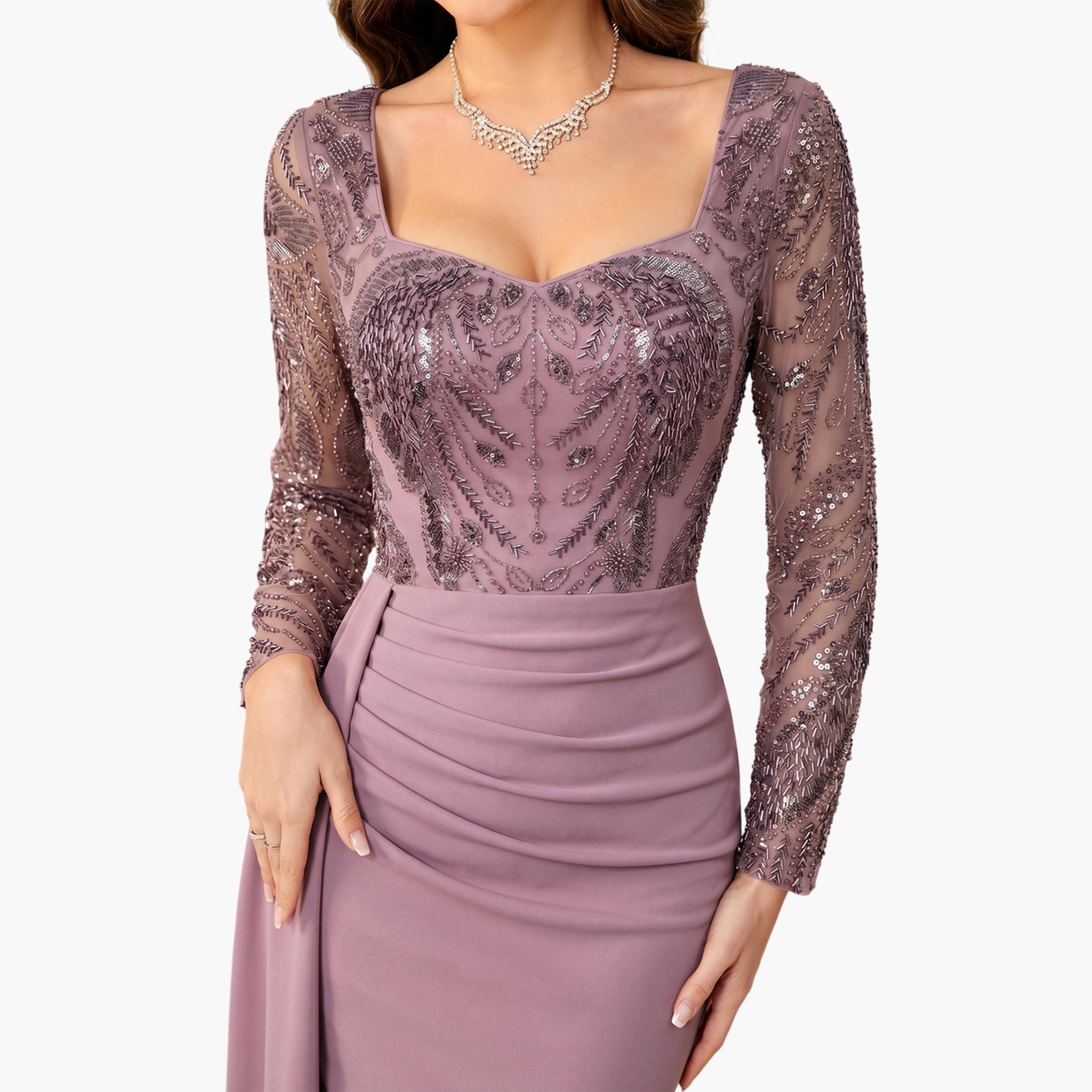 SUPGIR X Styli Purple Sequin Bodice Maxi Dress-women-clothing-dresses-image-6
