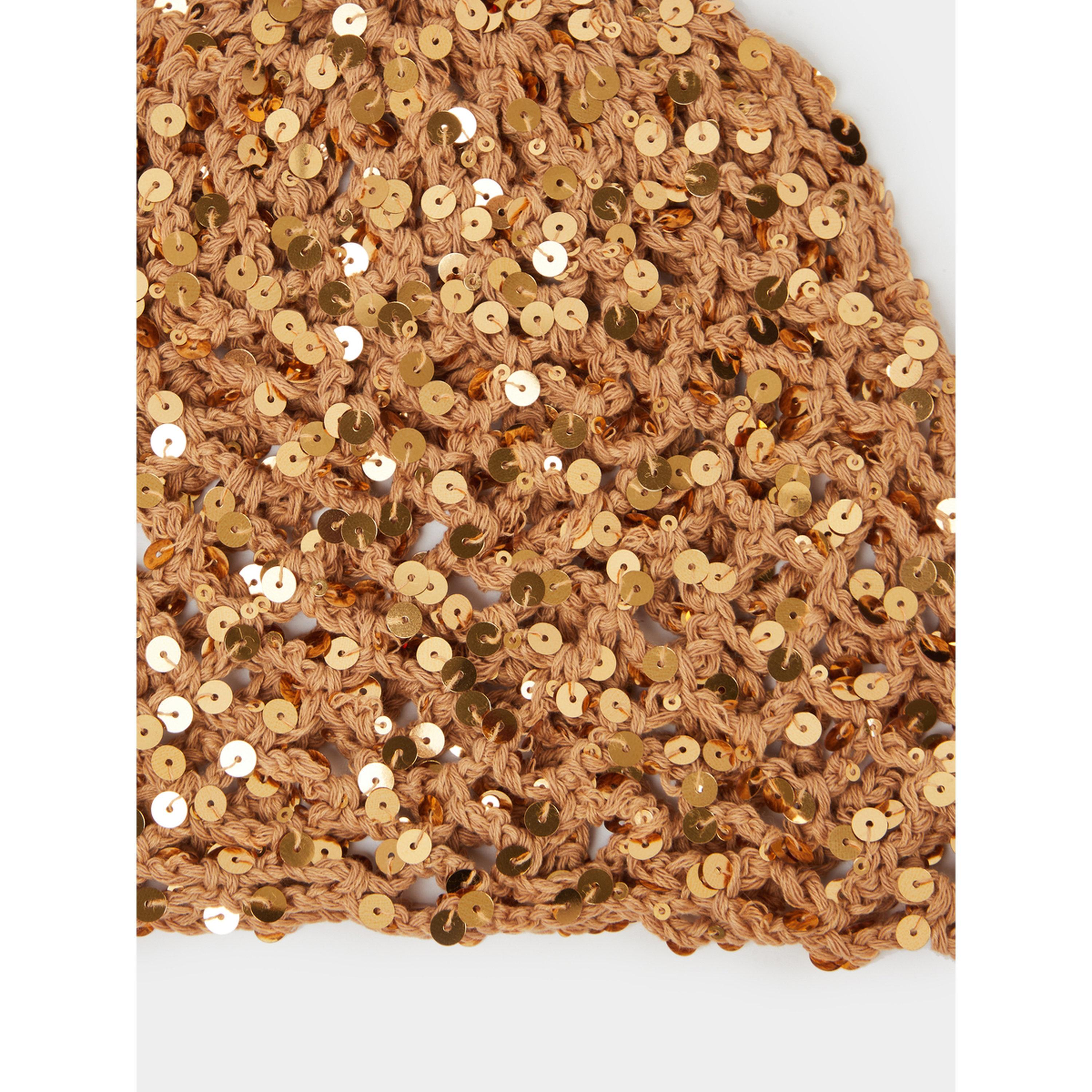 Styli Brown Sparkling Sequin Beanie-women-clothingaccessories-capsandhats-image-3