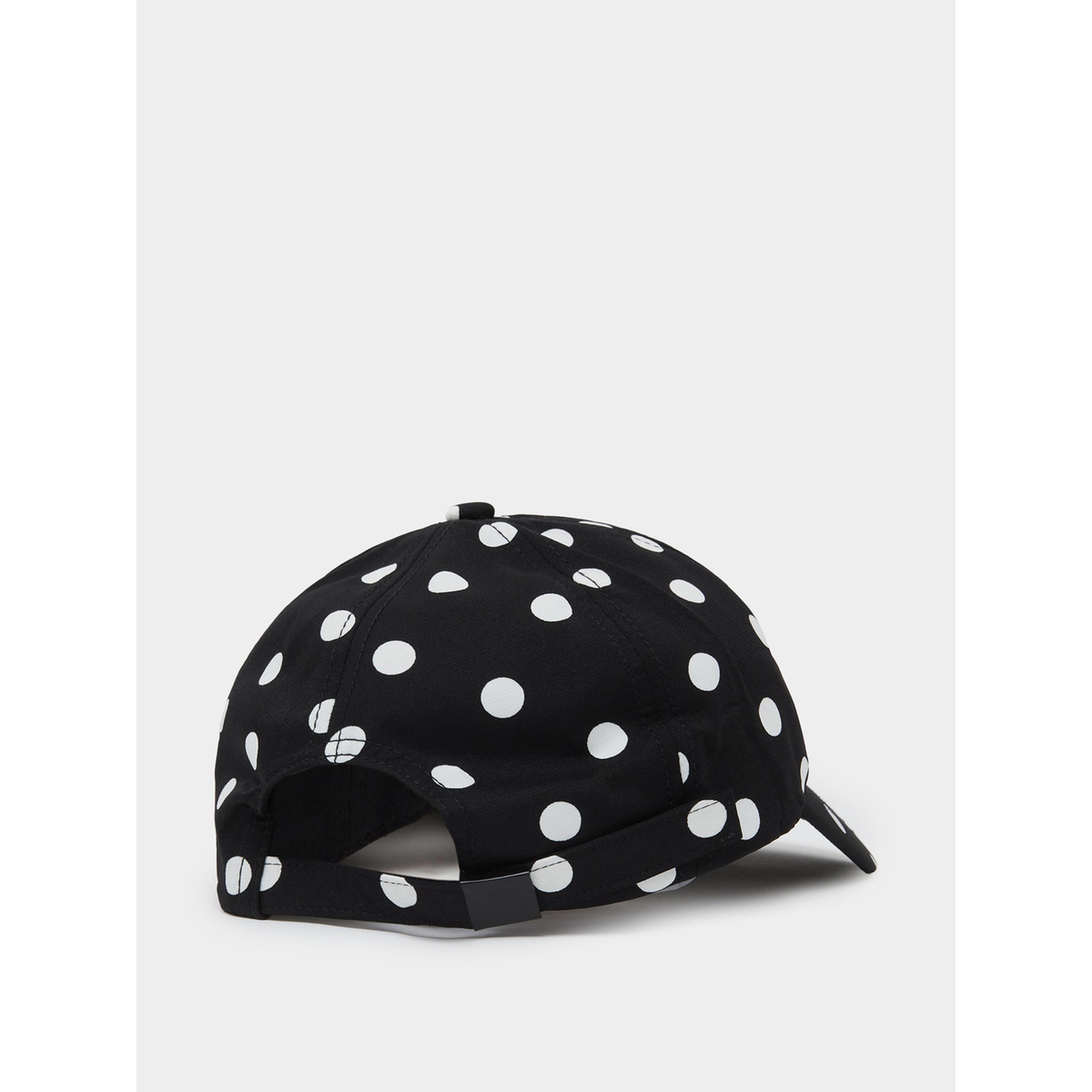 Styli Black Polka Dot Baseball Cap-women-clothingaccessories-capsandhats-image-2
