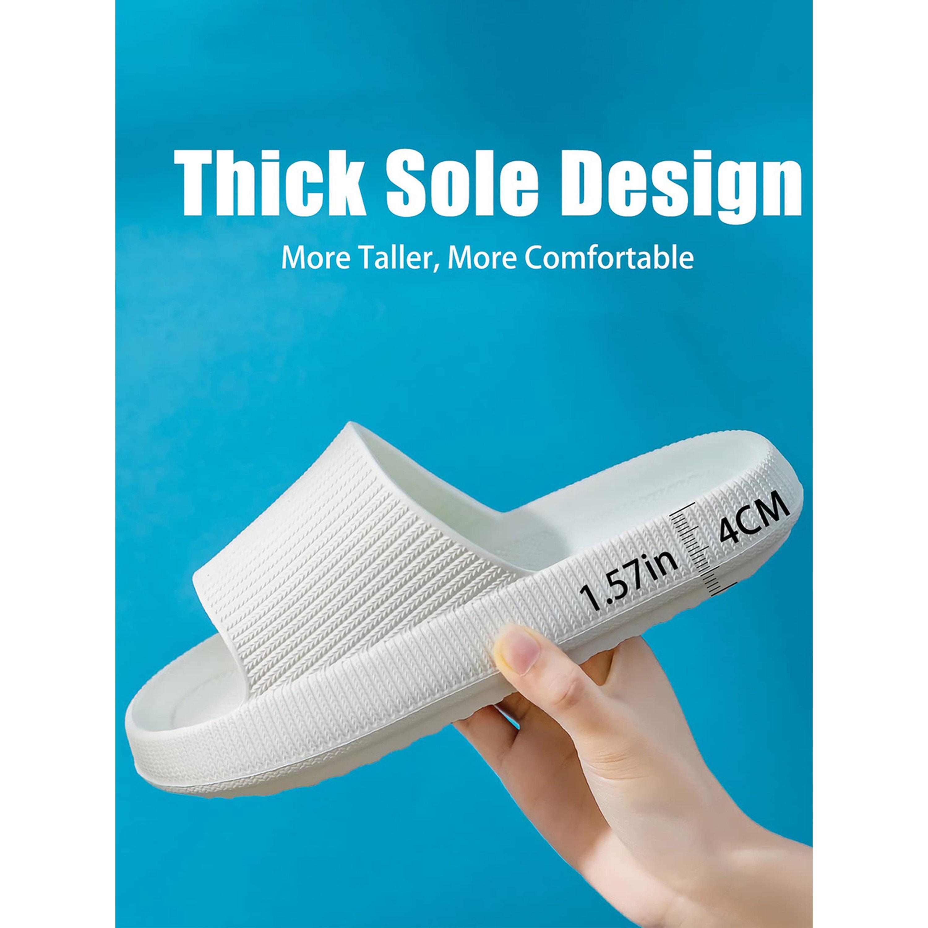 Take Two Comfy White Cloud Slides for Women - Soft and Non-Slip-women-shoes-flipflopsandslides-image-5