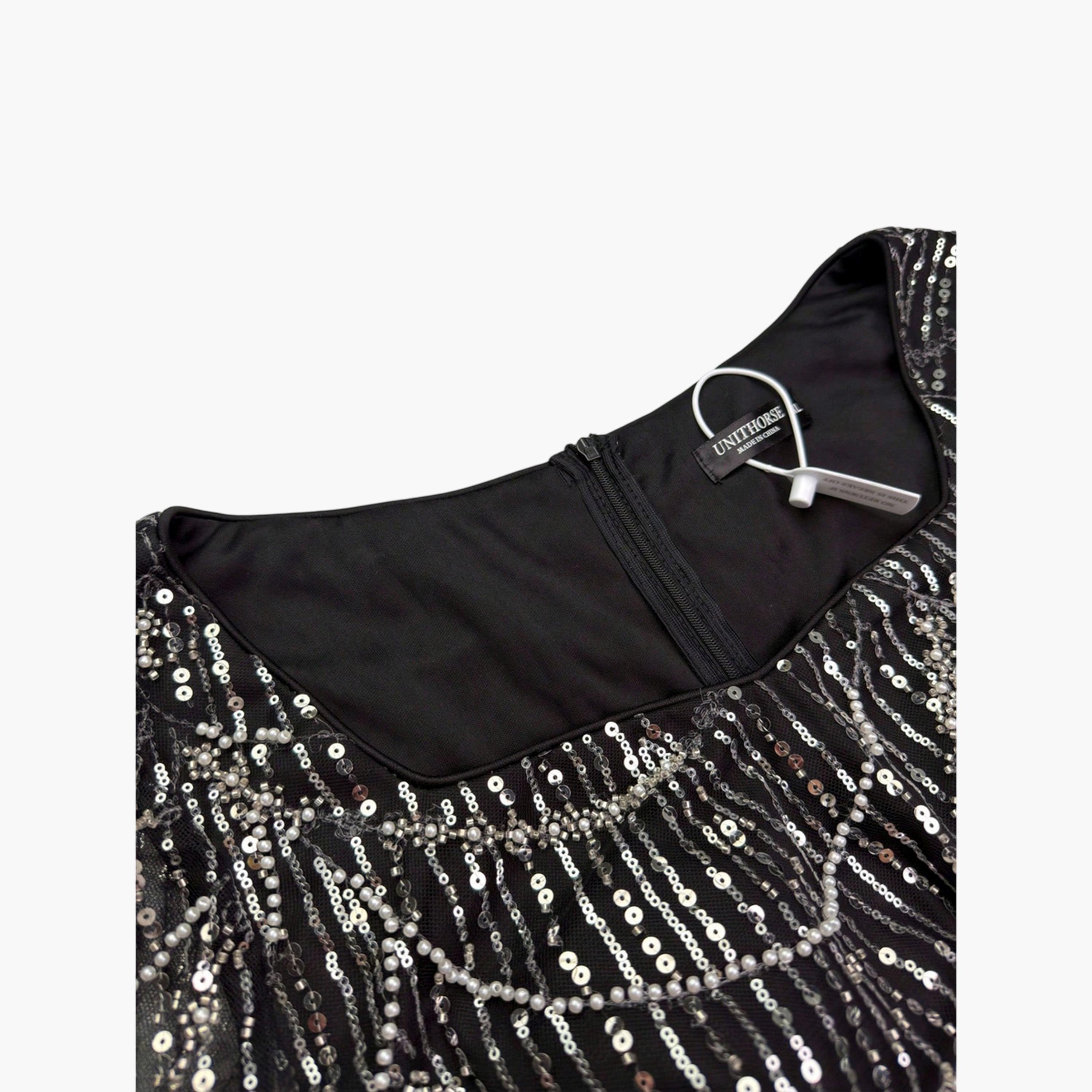 فستان طويل بمقاس كبير مطرز بالخرز والترتر-women-clothing-dresses-image-6