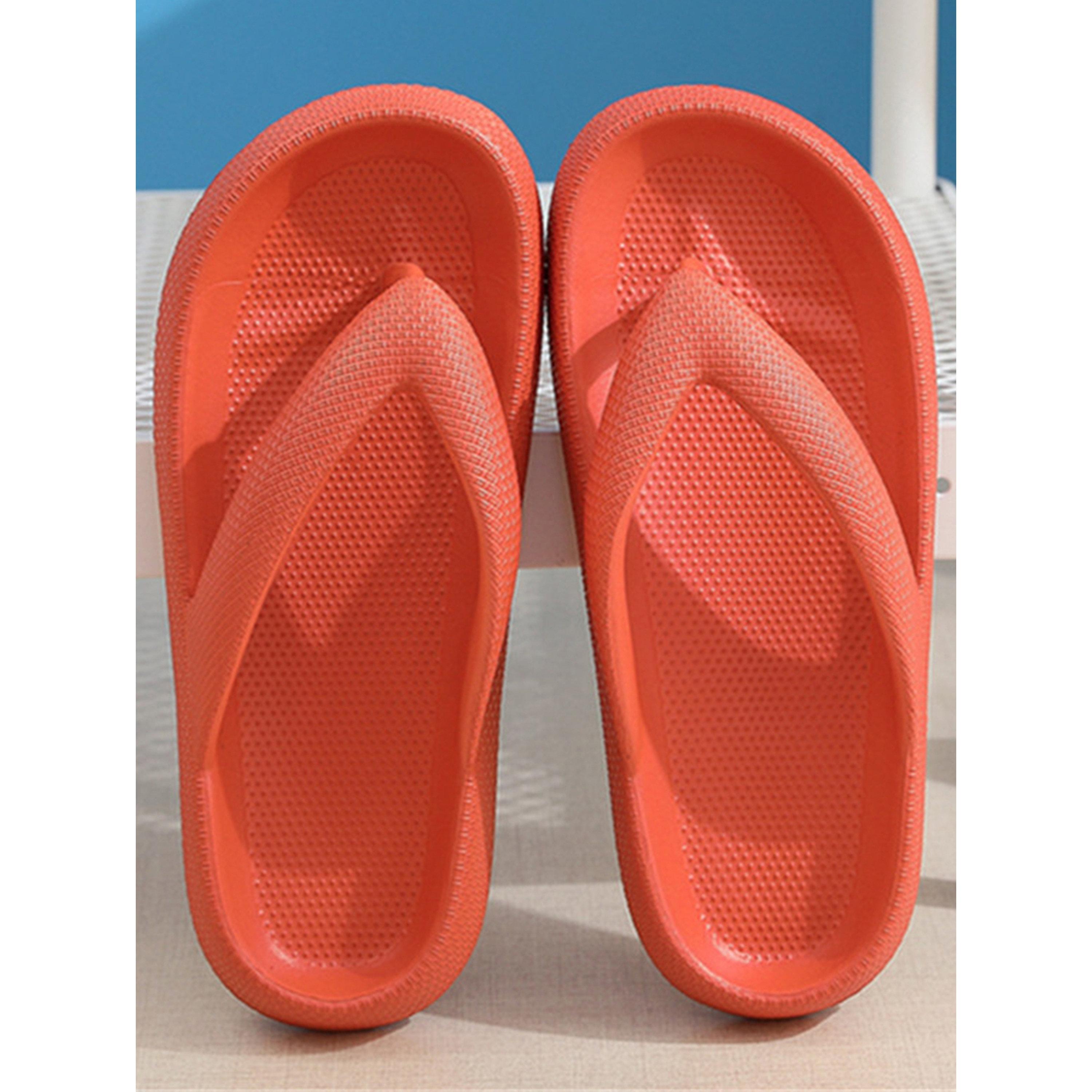 Take Two Rust Plain Flip Flops-women-shoes-flipflopsandslides-image-3