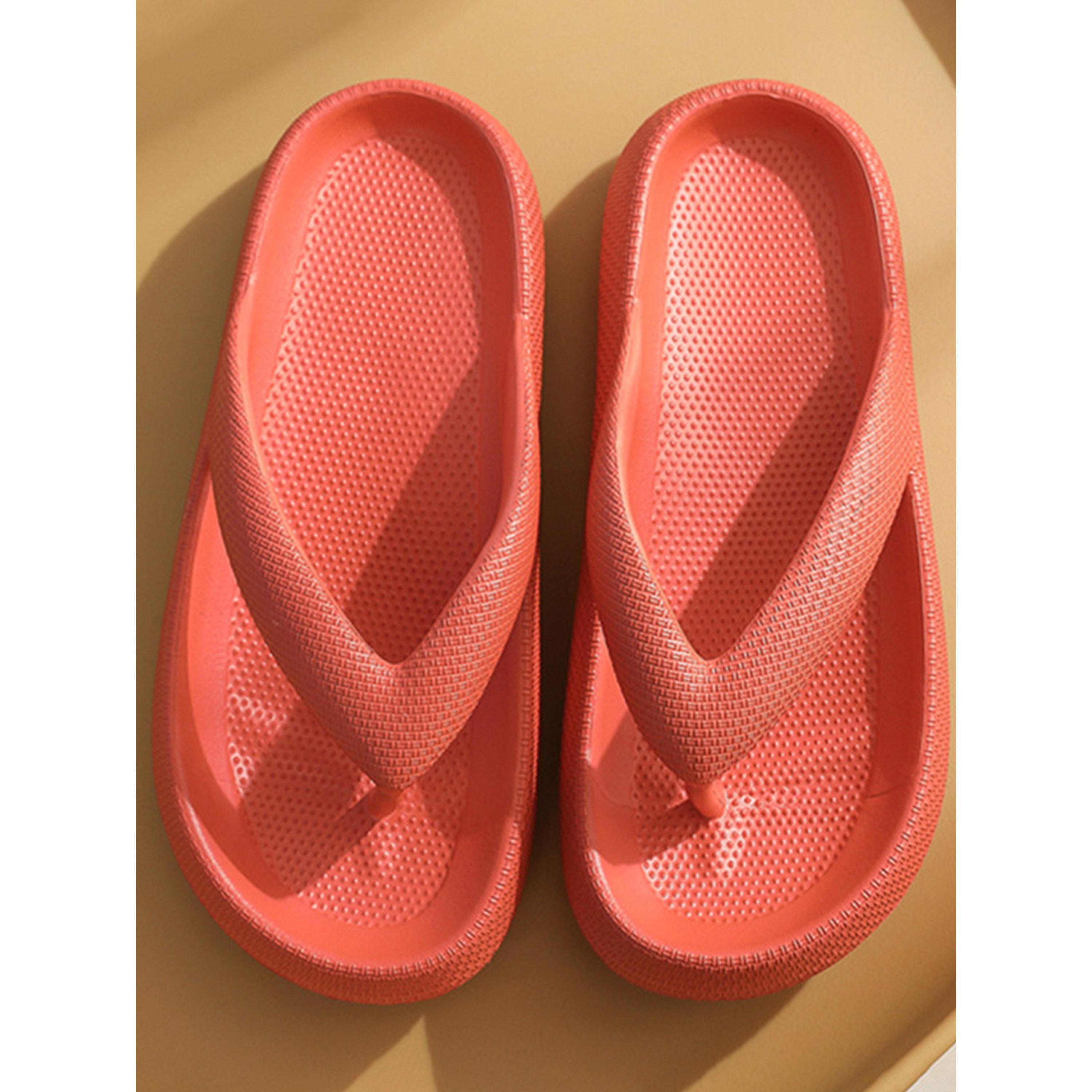 Take Two Rust Plain Flip Flops-women-shoes-flipflopsandslides-image-4