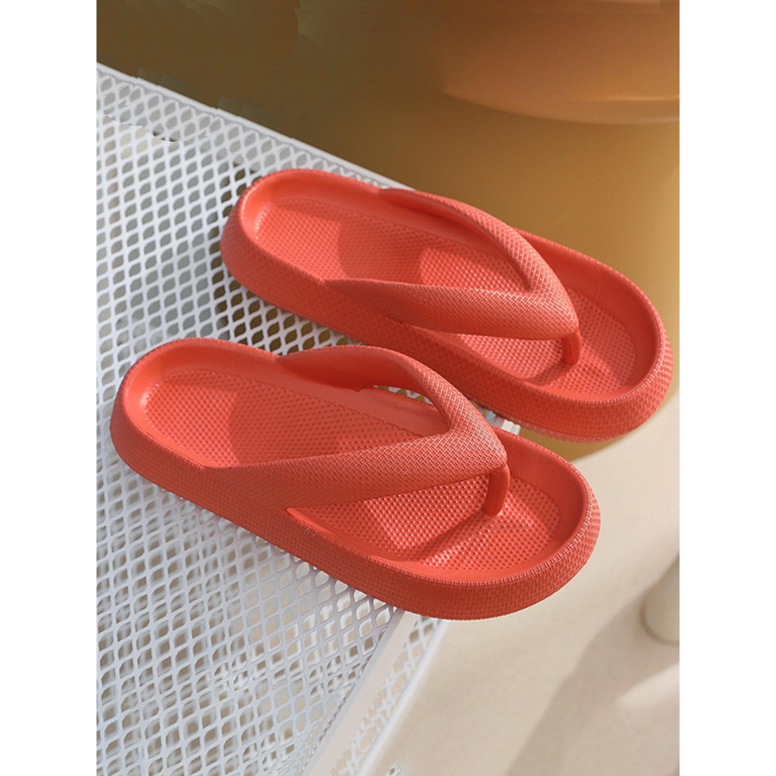 Take Two Rust Plain Flip Flops-women-shoes-flipflopsandslides-image-5