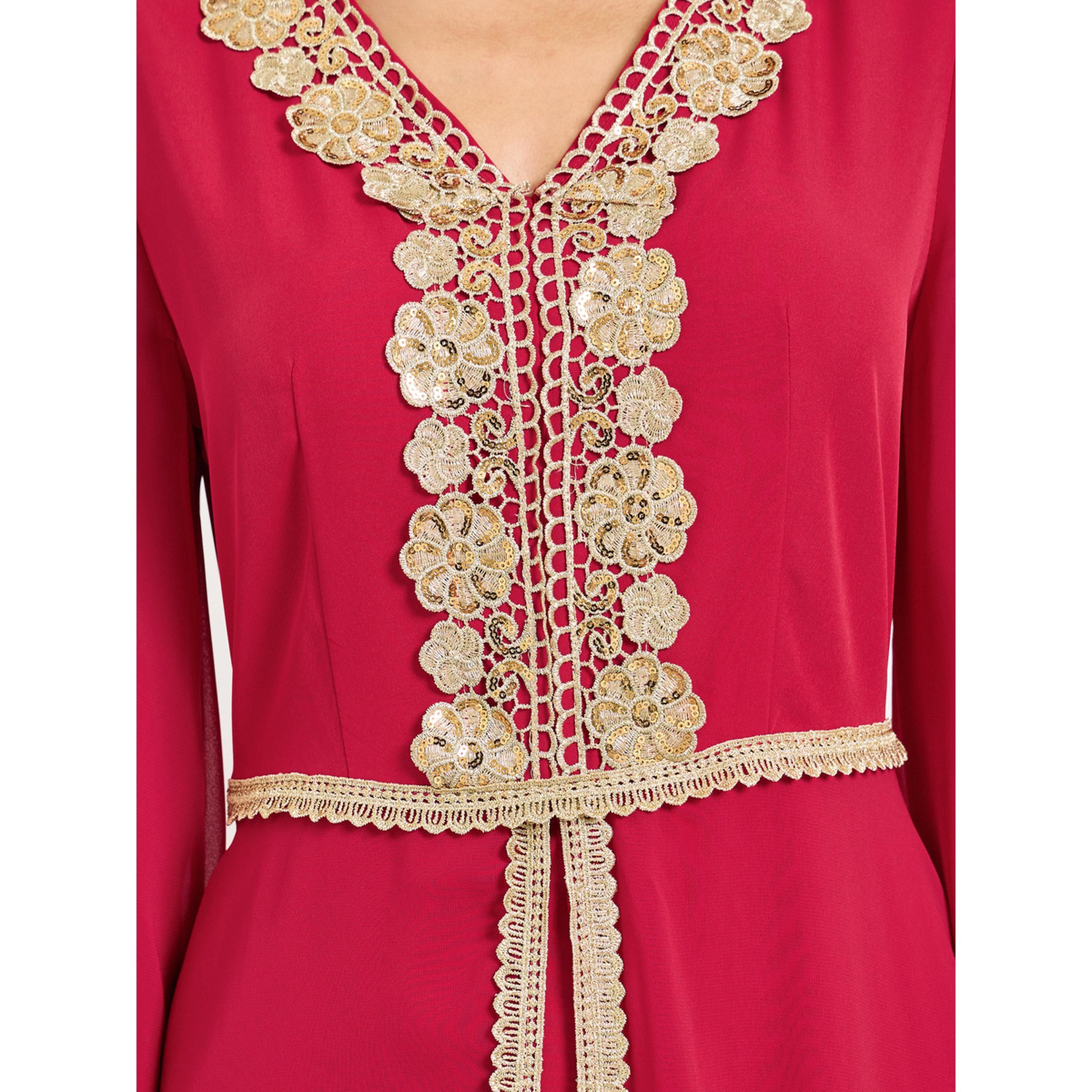 Take Two Embroidered Maxi Kaftan Dress with Long Sleeves-women-clothing-dresses-image-5