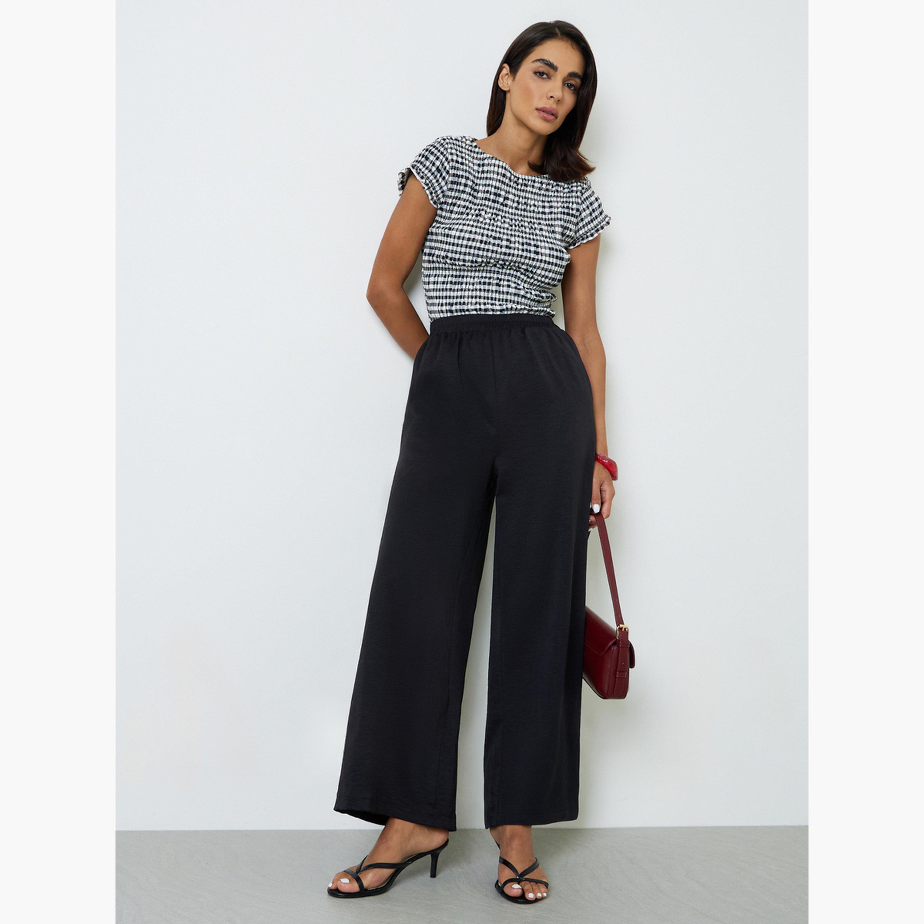 Take Two Black Wide-Leg Palazzo Pants with Pockets-women-clothing-joggers-image-2