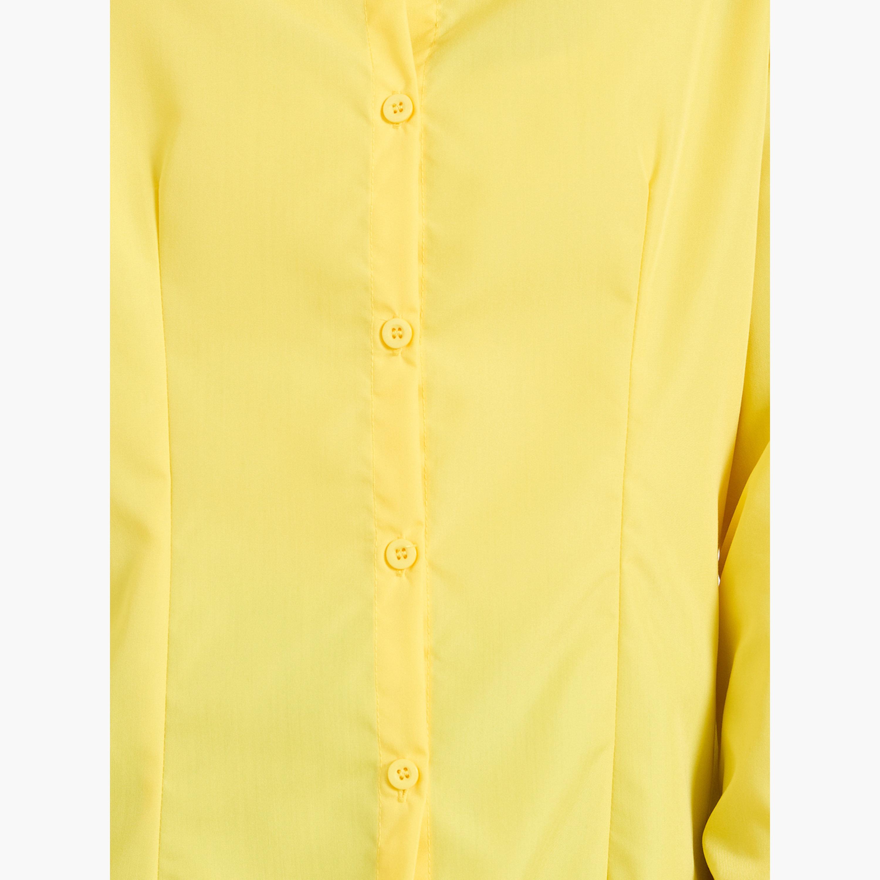 Take Two Yellow Long Sleeve Button-Up Shirt-women-clothing-shirtsandblouses-shirts-image-5