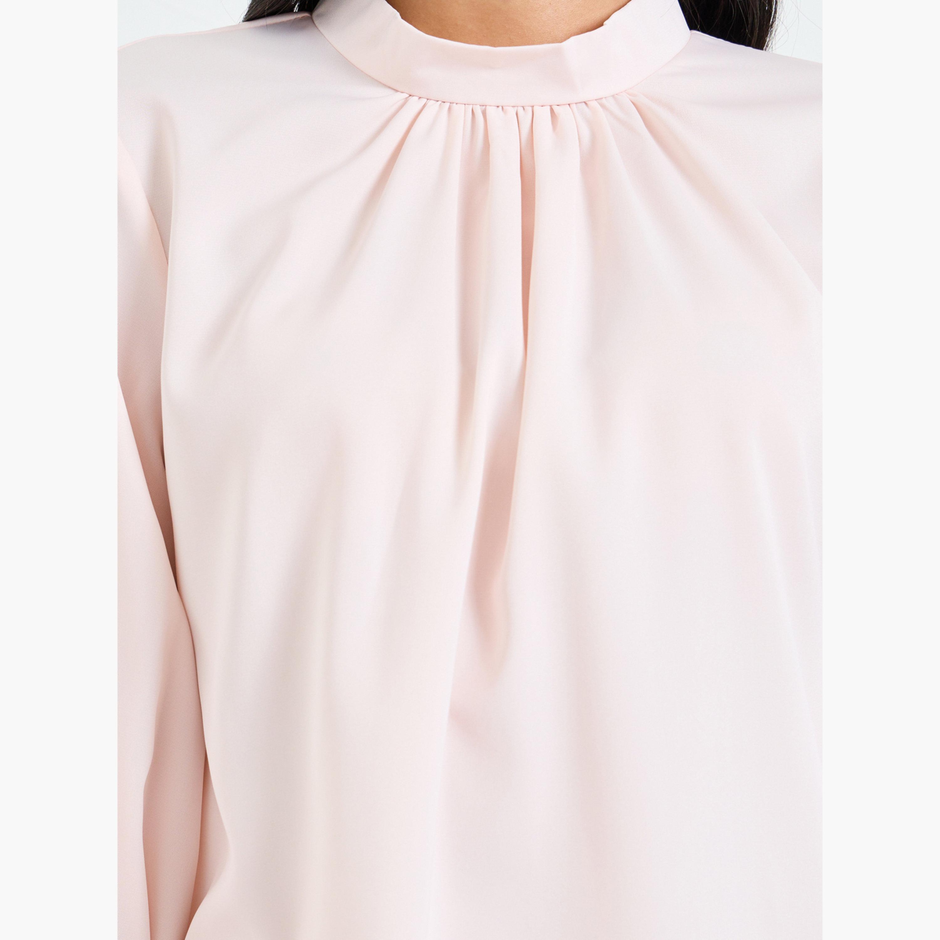 بلوزة بأكمام طويلة باللون الكريمي-women-clothing-shirtsandblouses-blouses-image-5