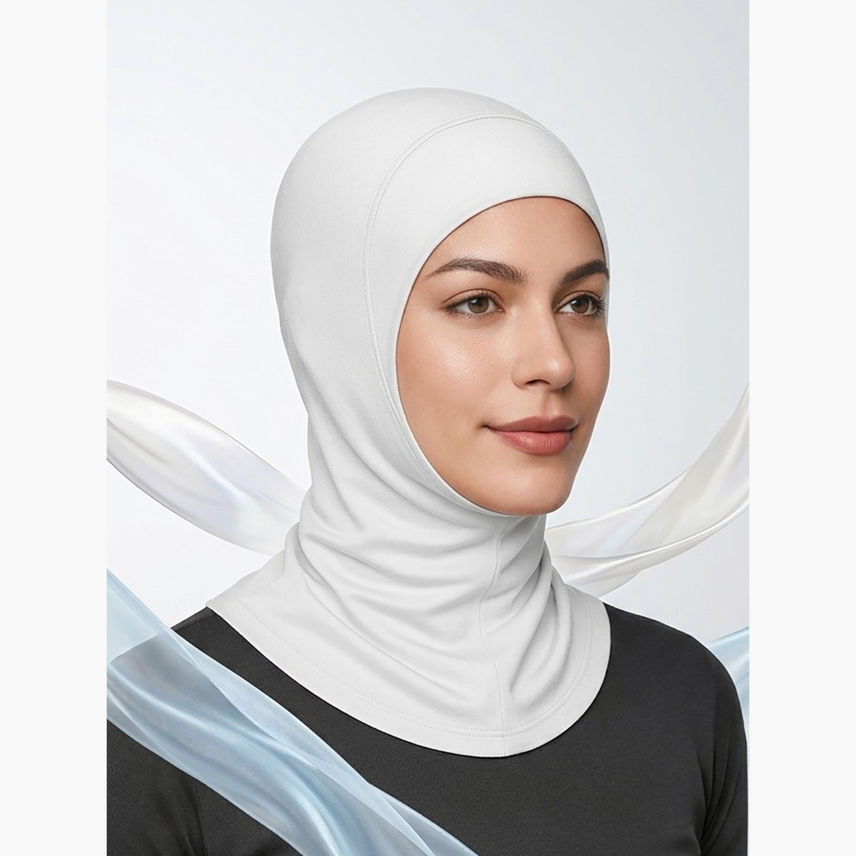 Take Two White Plain Hijab-women-arabicclothing-headscarf-hijab-image-2