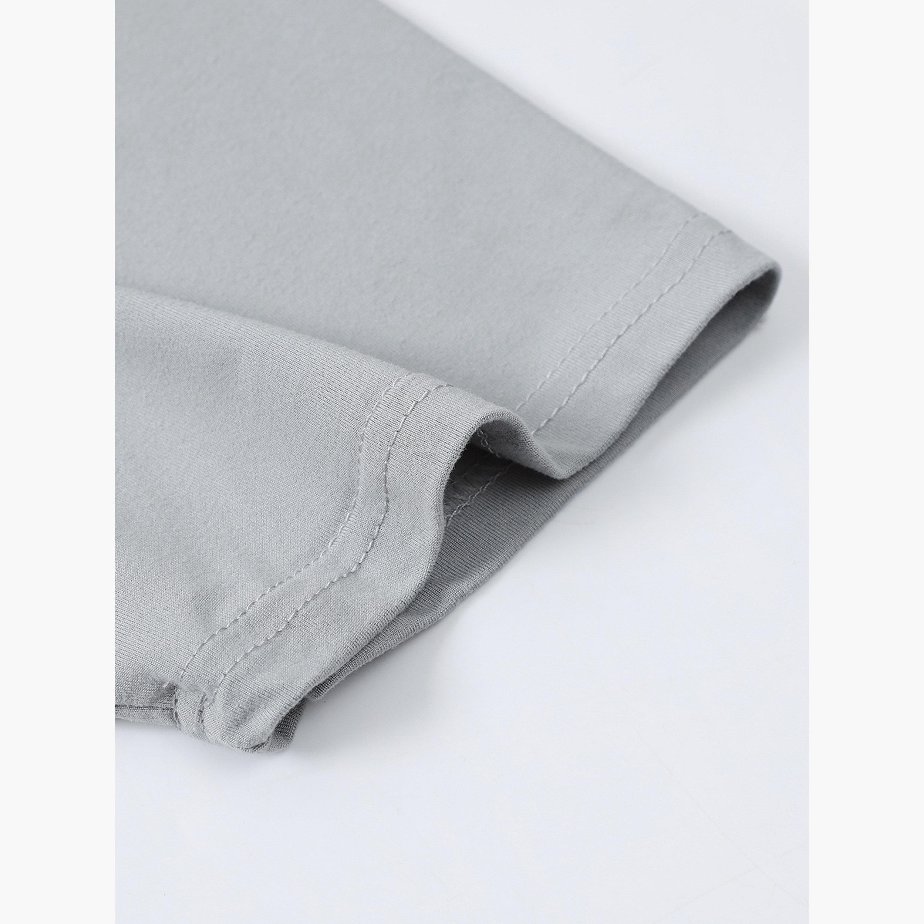 Take Two Men Grey Graphic Print Round Neck T-Shirt-men-clothing-tshirtsandpolos-tshirts-image-3
