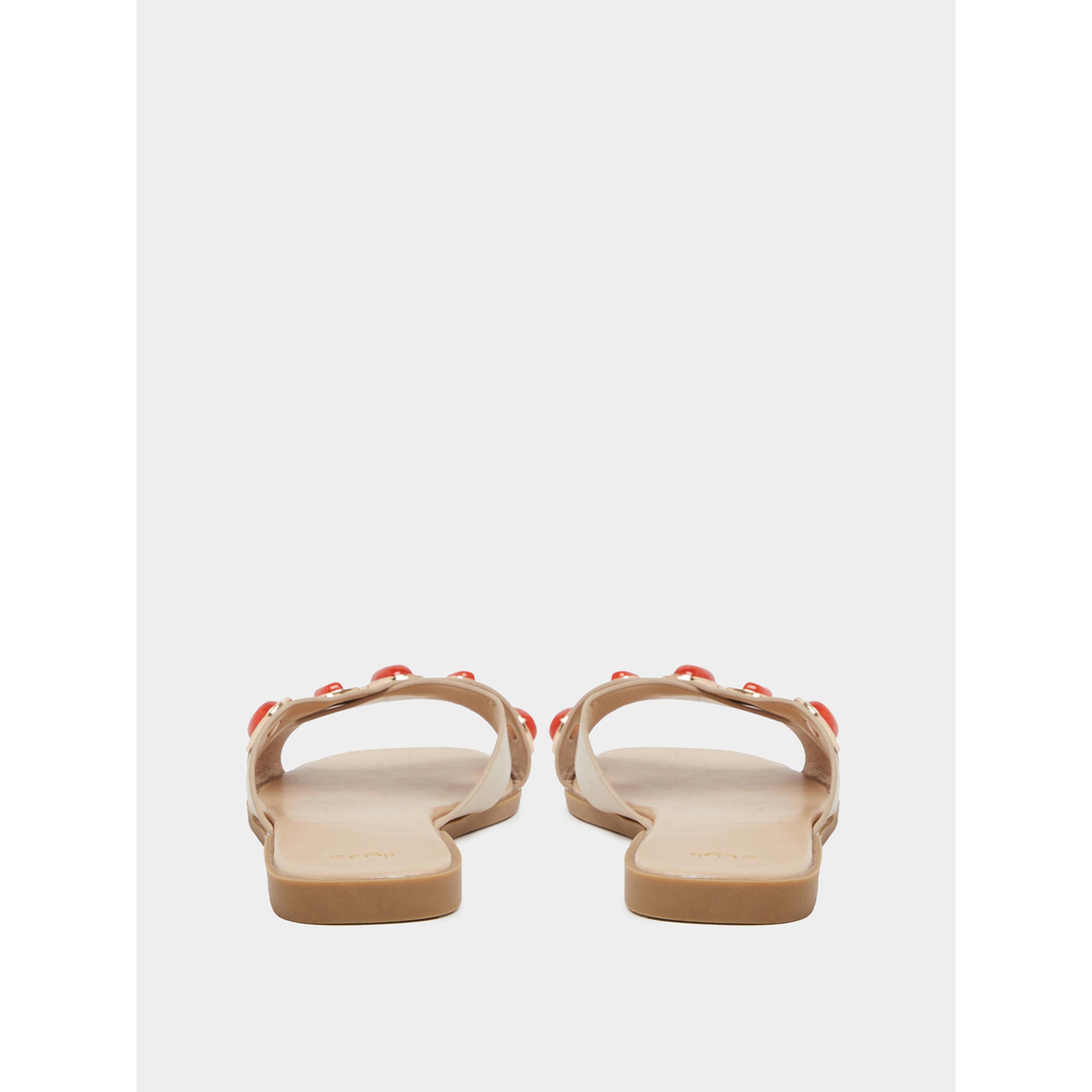 صندل مسطح مزين-women-shoes-sandals-flats-image-6