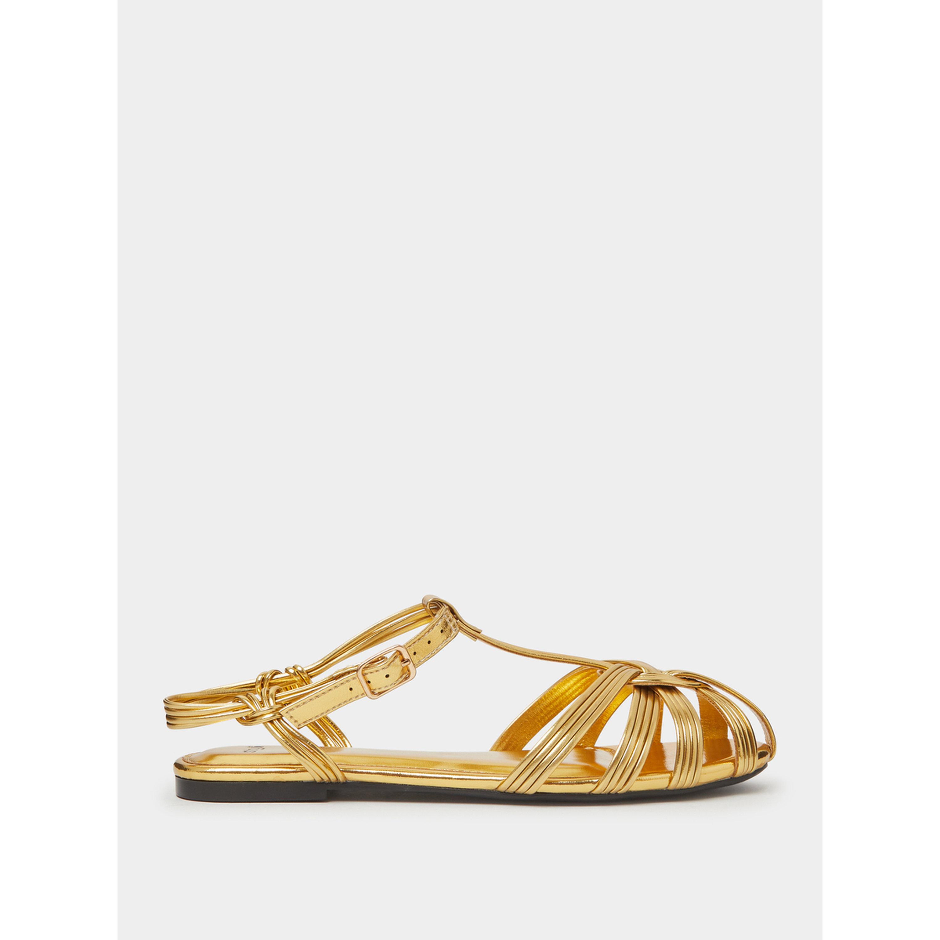 صندل فلات بسير كاحل-women-shoes-sandals-flats-image-2