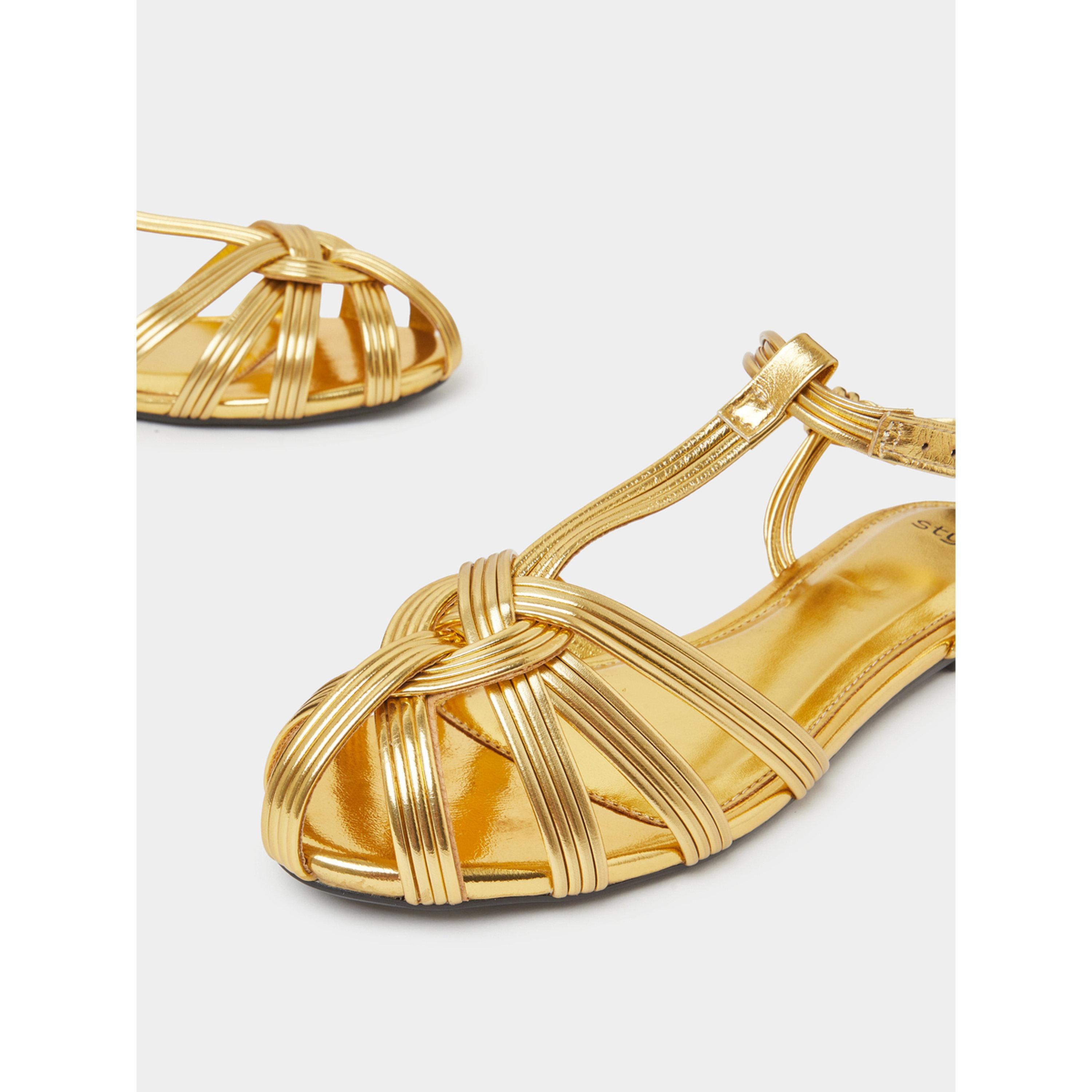 صندل فلات بسير كاحل-women-shoes-sandals-flats-image-4
