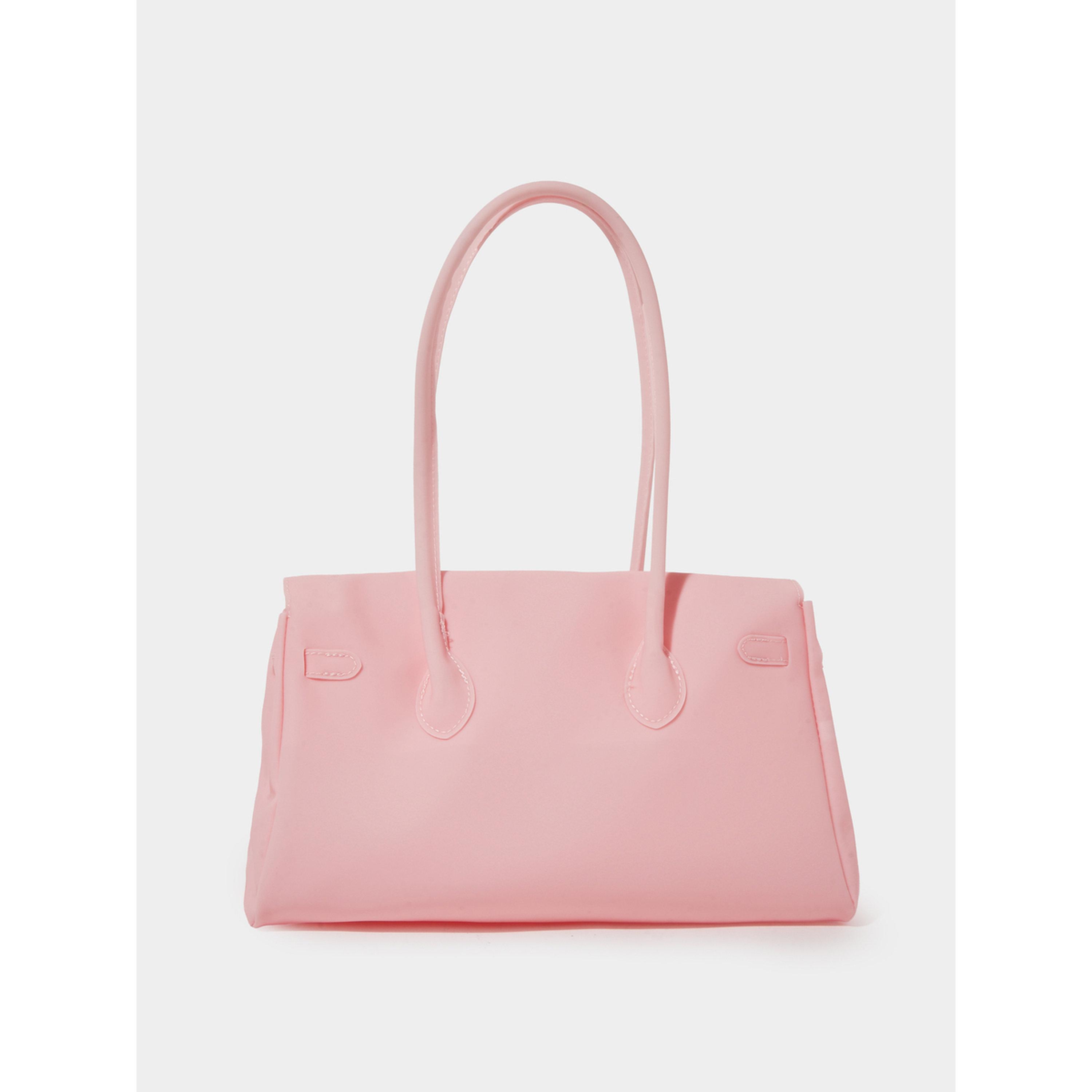 Styli Pink Flap Jelly Shoulder Bag-women-bagsandwallets-handbags-image-3