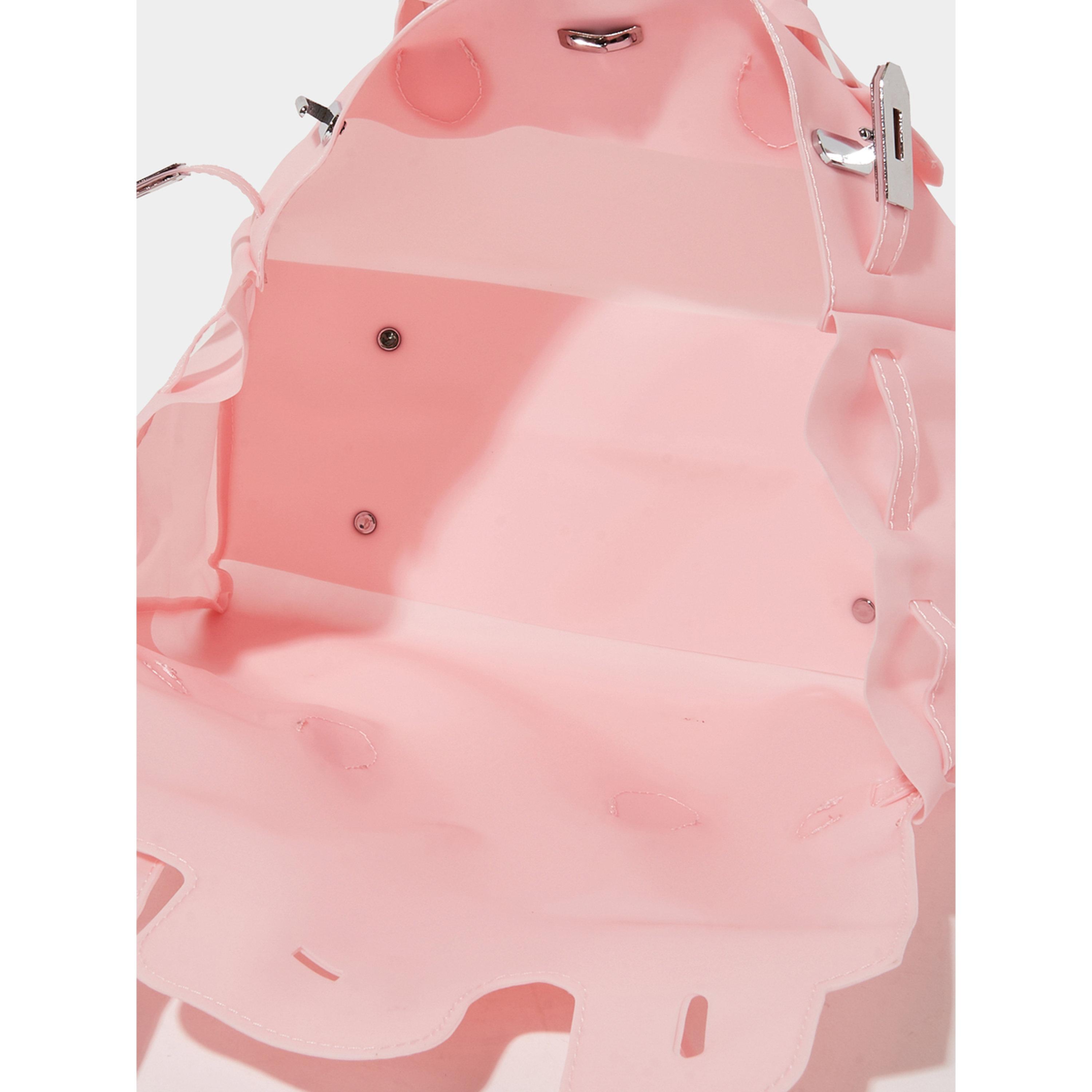 Styli Pink Flap Jelly Shoulder Bag-women-bagsandwallets-handbags-image-5