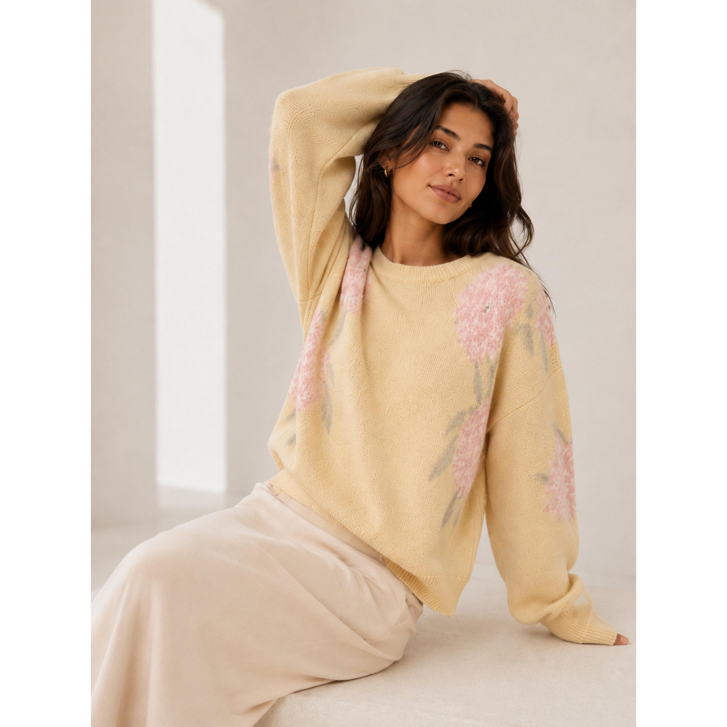 Take Two Floral Knit Crew Neck Sweater-women-winterwear-cardigansandjumpers-jumpers-image-5