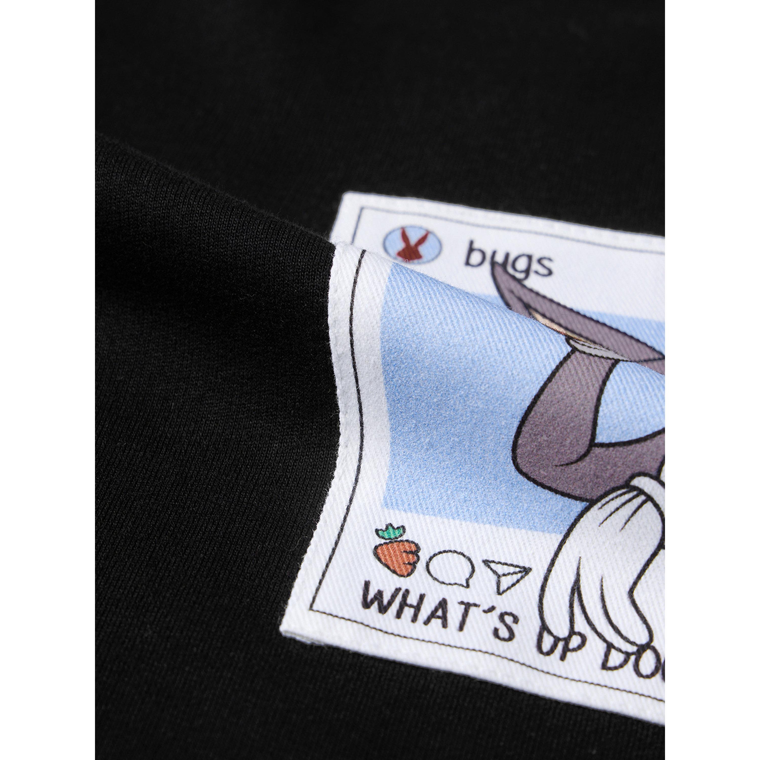 The Souled Store X Styli Mens Looney Tunes Bugs Bunny Graphic Black Round Neck T-Shirt-men-clothing-tshirtsandpolos-tshirts-image-5