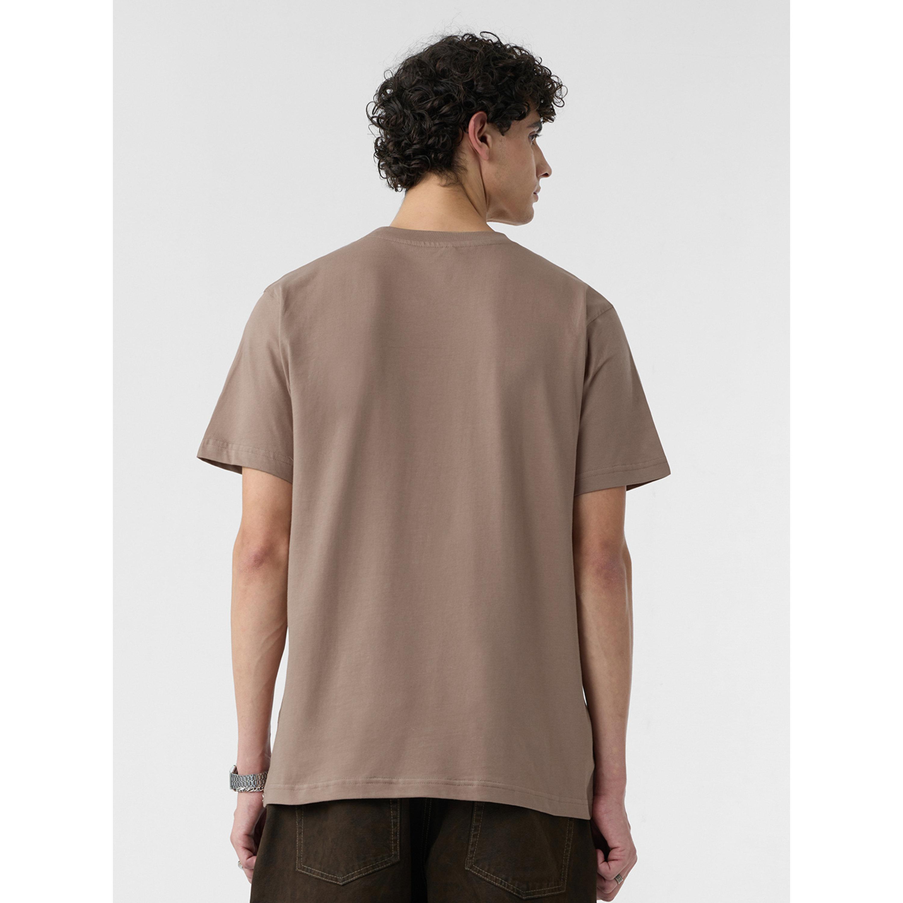 The Souled Store X Styli Men Brown Graphic Round Neck T-Shirt-men-clothing-tshirtsandpolos-tshirts-image-5