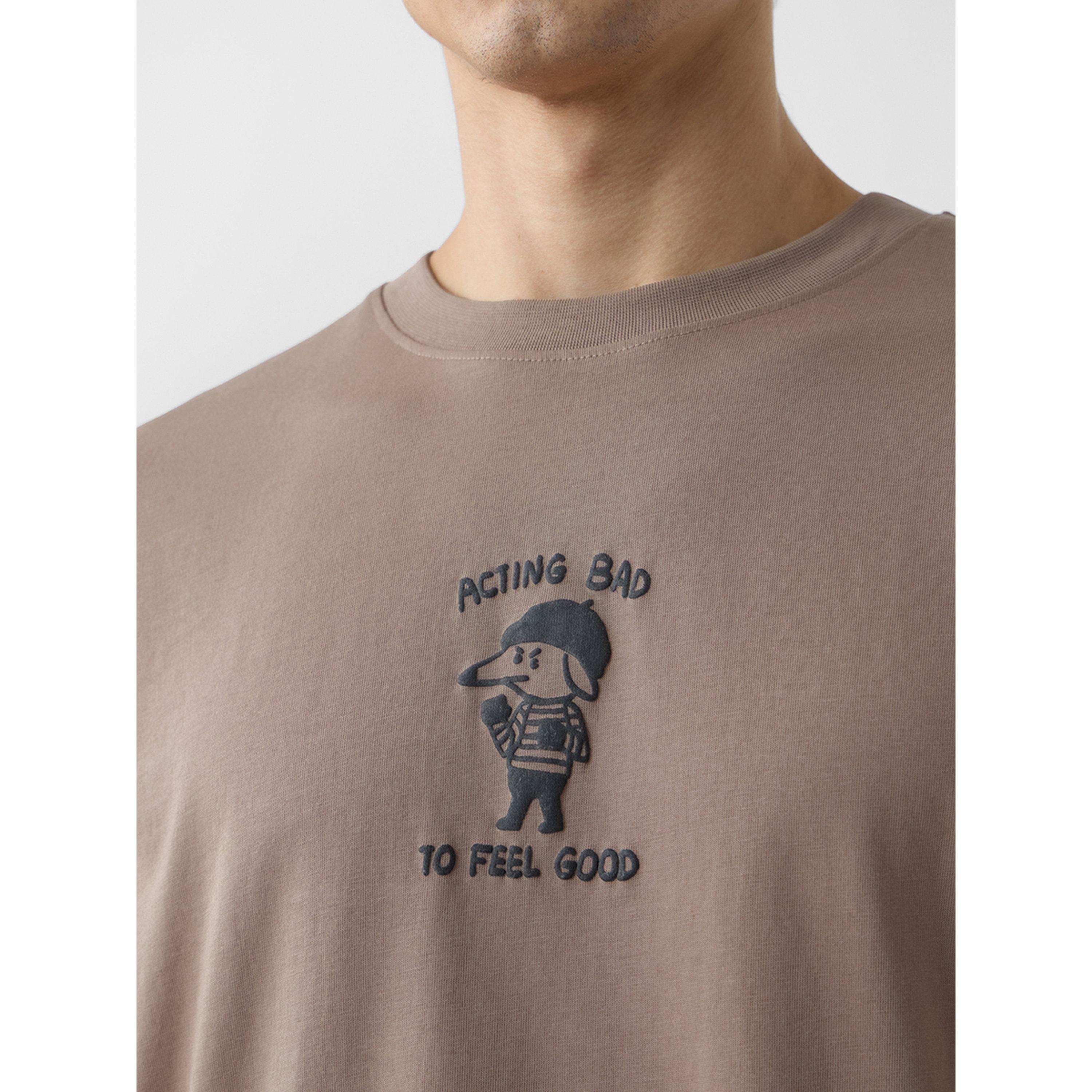 The Souled Store X Styli Men Brown Graphic Round Neck T-Shirt-men-clothing-tshirtsandpolos-tshirts-image-6