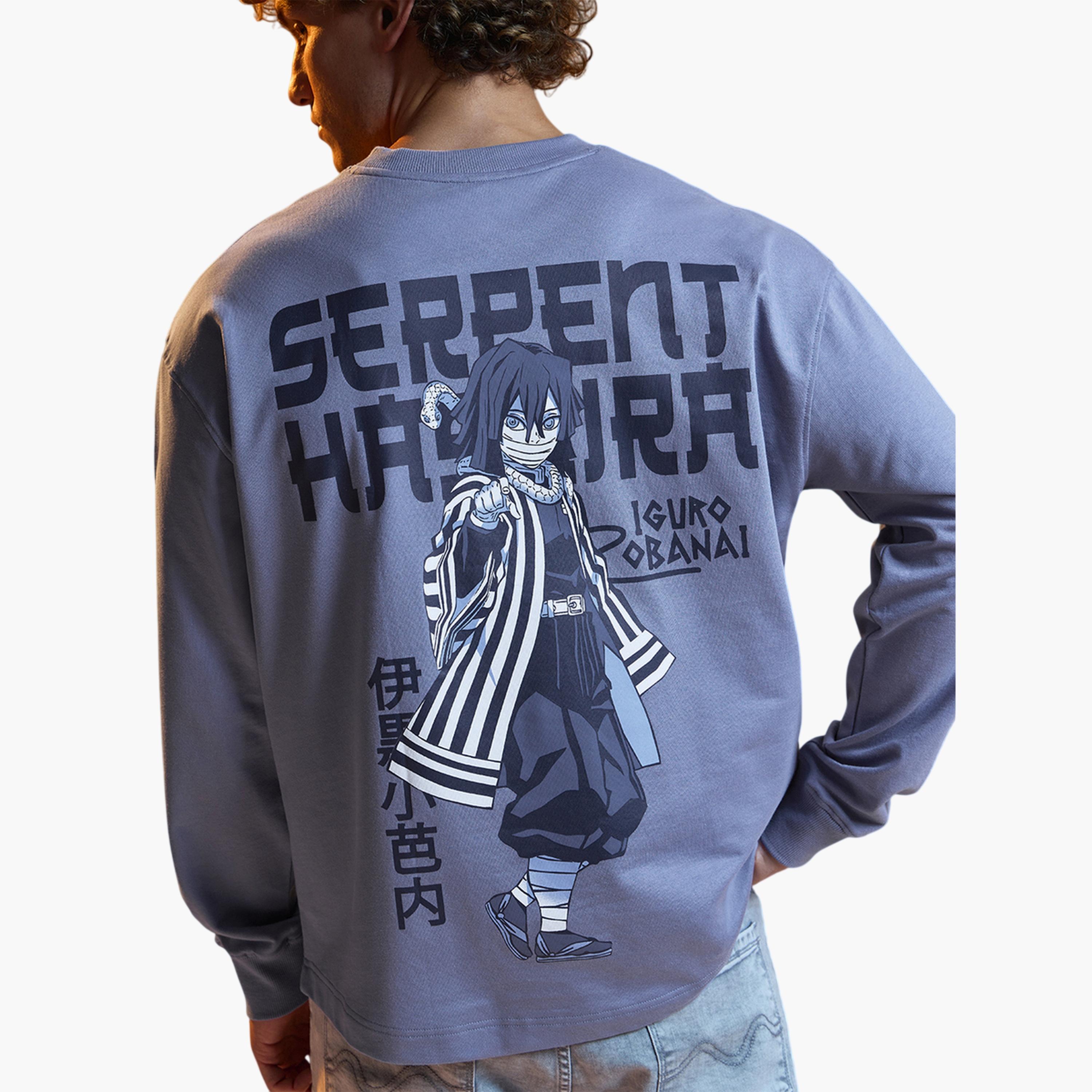 تيشيرت رجالي بأكمام طويلة وطبعة جرافيك ديمون سلاير أوباناي-men-clothing-tshirtsandpolos-tshirts-image-5