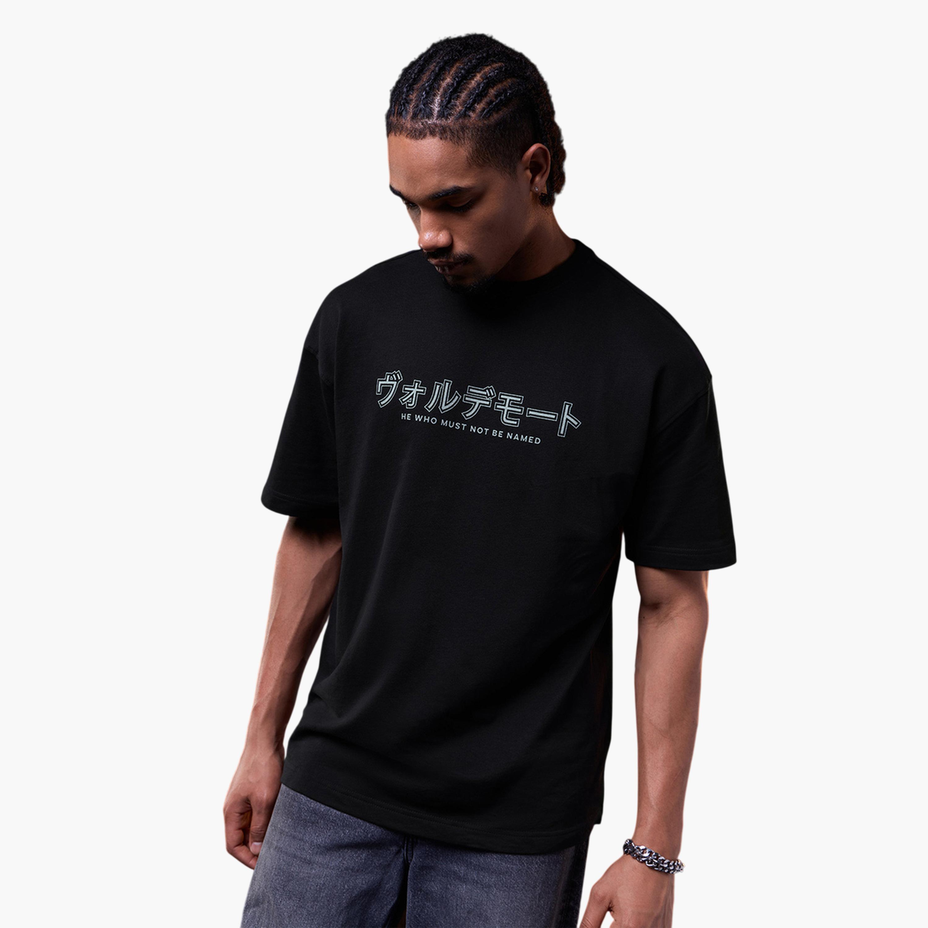 The Souled Store X Styli Mens Dark Lord Graphic Oversized Cotton T-Shirt-men-clothing-tshirtsandpolos-tshirts-image-1
