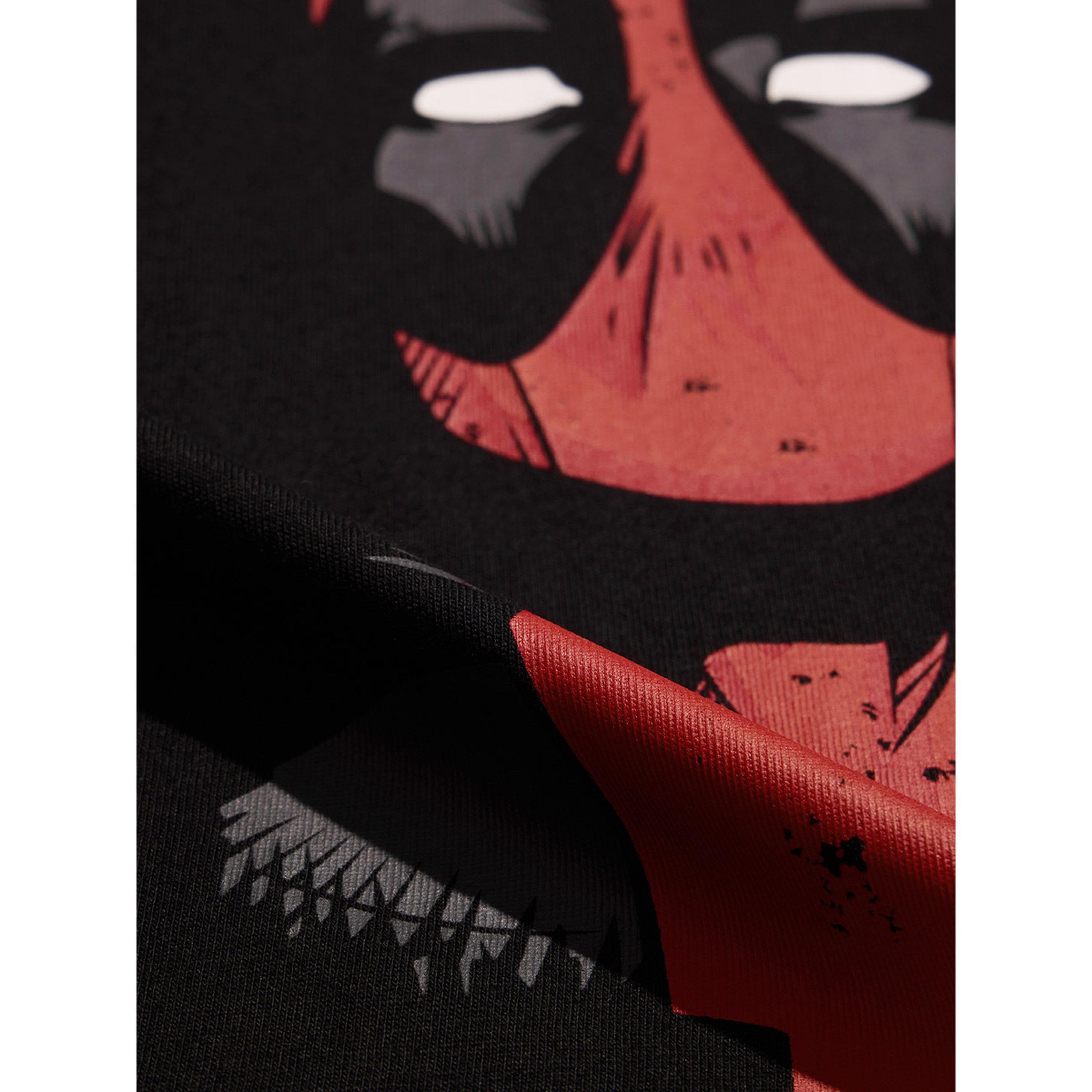 The Souled Store X Styli Mens Black Deadpool Graphic Print Cotton T-Shirt-men-clothing-tshirtsandpolos-tshirts-image-5