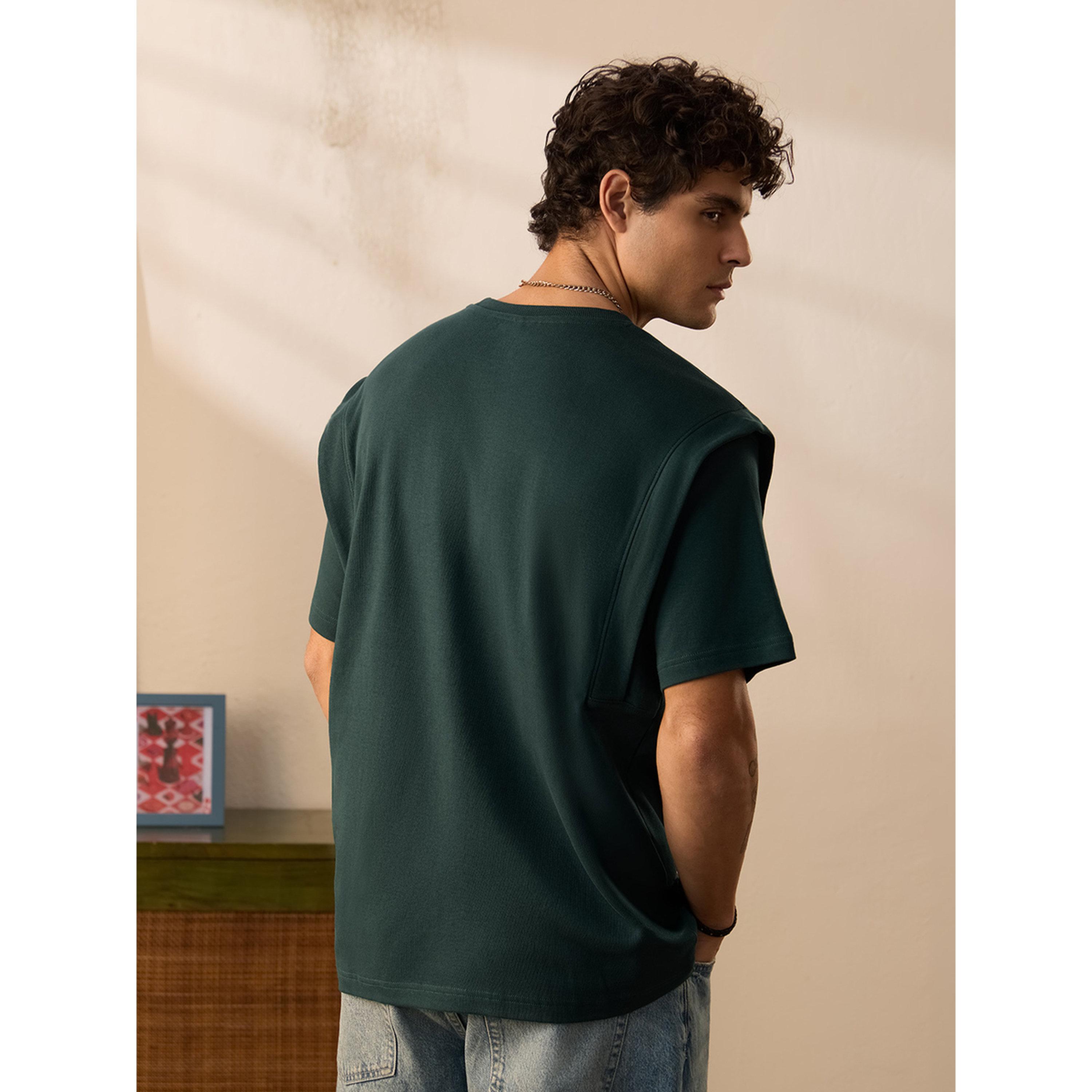 تيشيرت واسع رجالي قطن بياقة دائرية-men-clothing-tshirtsandpolos-tshirts-image-4