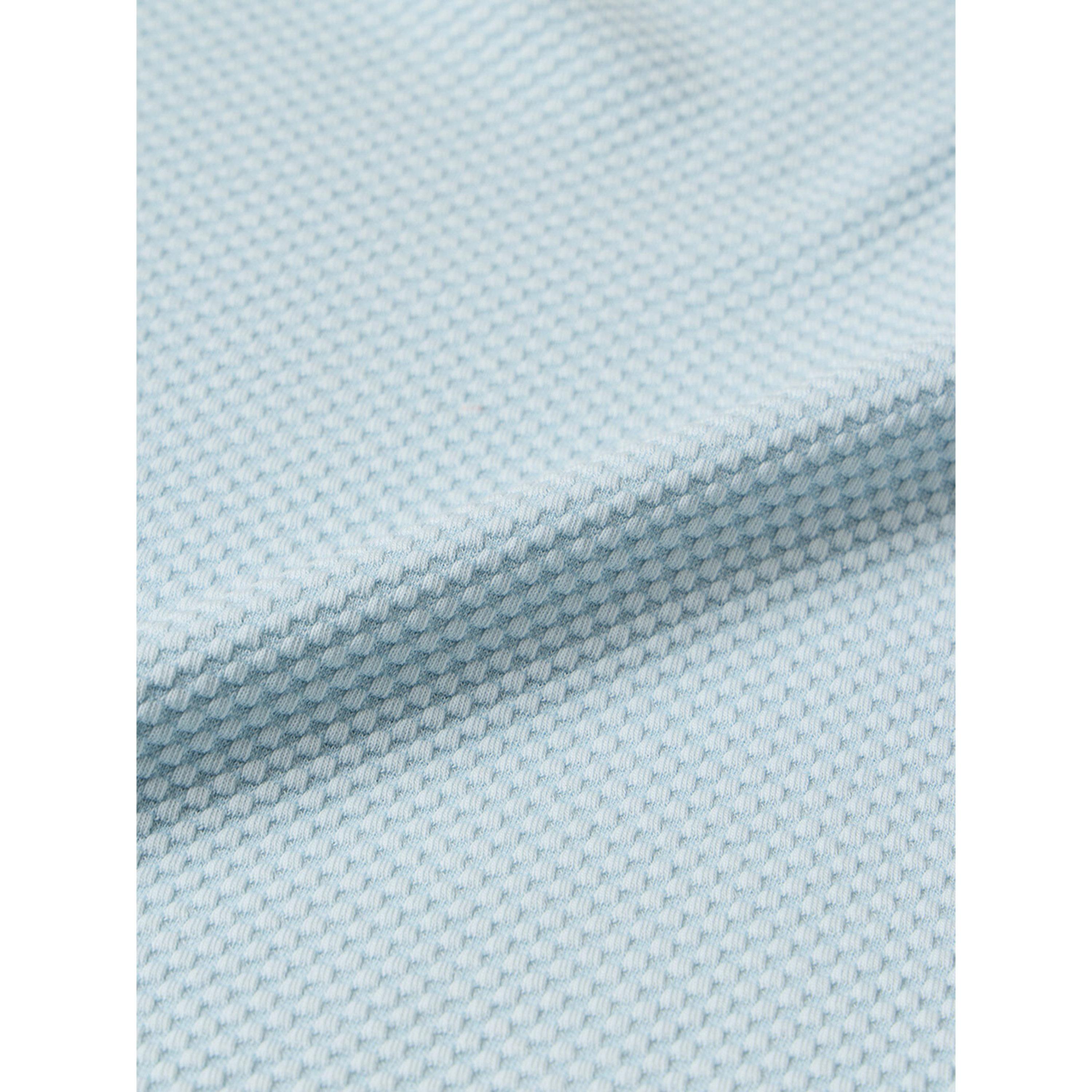 The Souled Store X Styli Men Sky Blue Textured Classic Fit Cotton Polo T-Shirt-men-clothing-tshirtsandpolos-polos-image-6