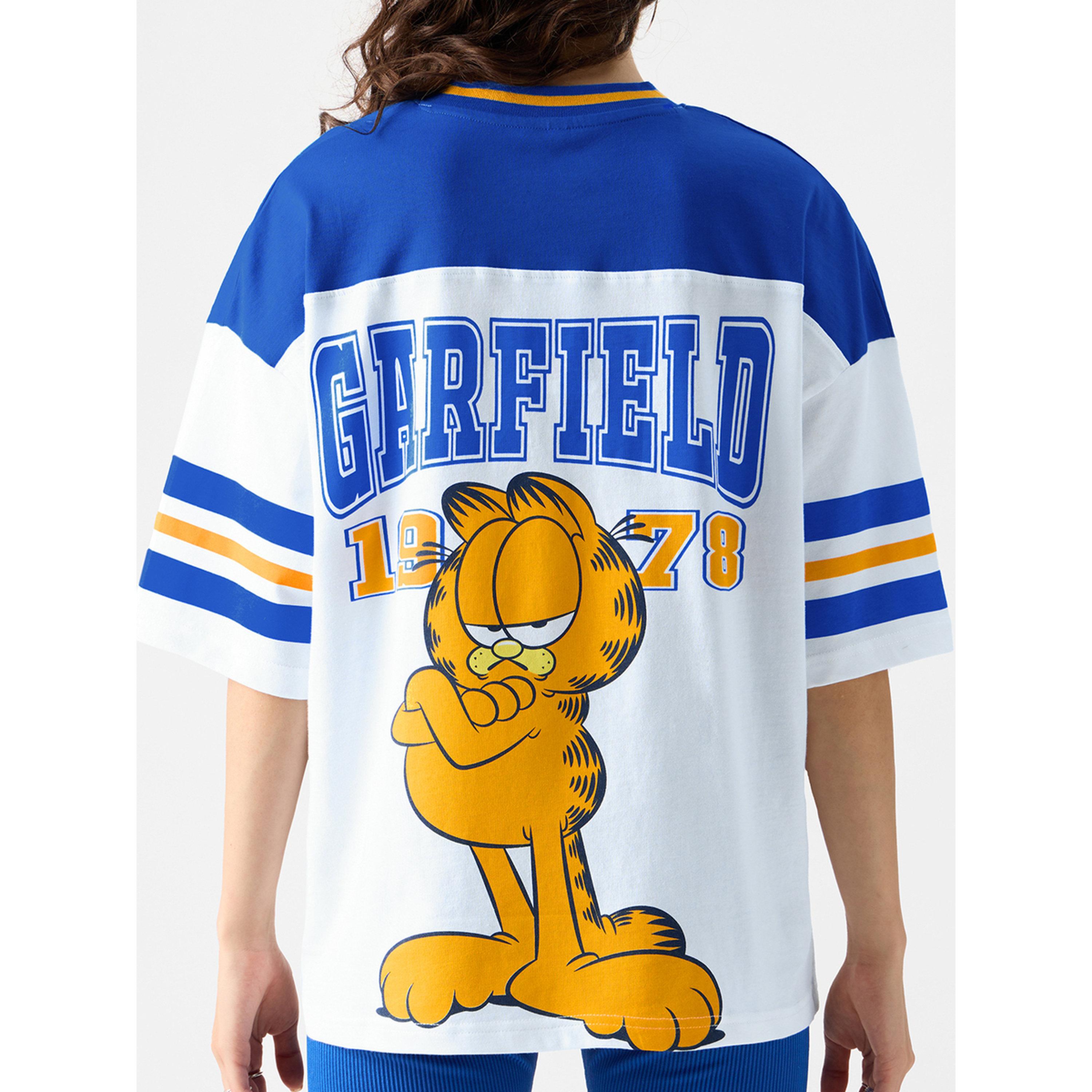The Souled Store X Styli Garfield 78 Varsity Oversized T-Shirt-women-clothing-tshirts-image-5