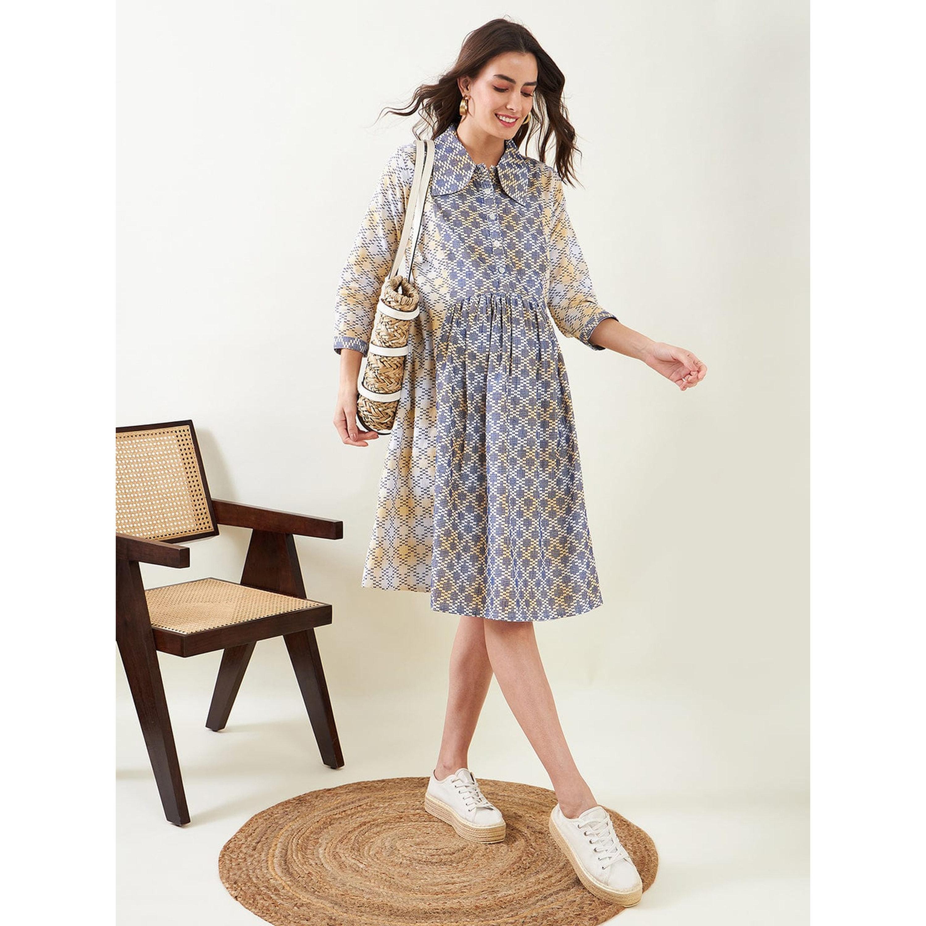 فستان ميدي سكيتر بلمسات جرافيك للحوامل-women-clothing-maternity-dresses-image-2