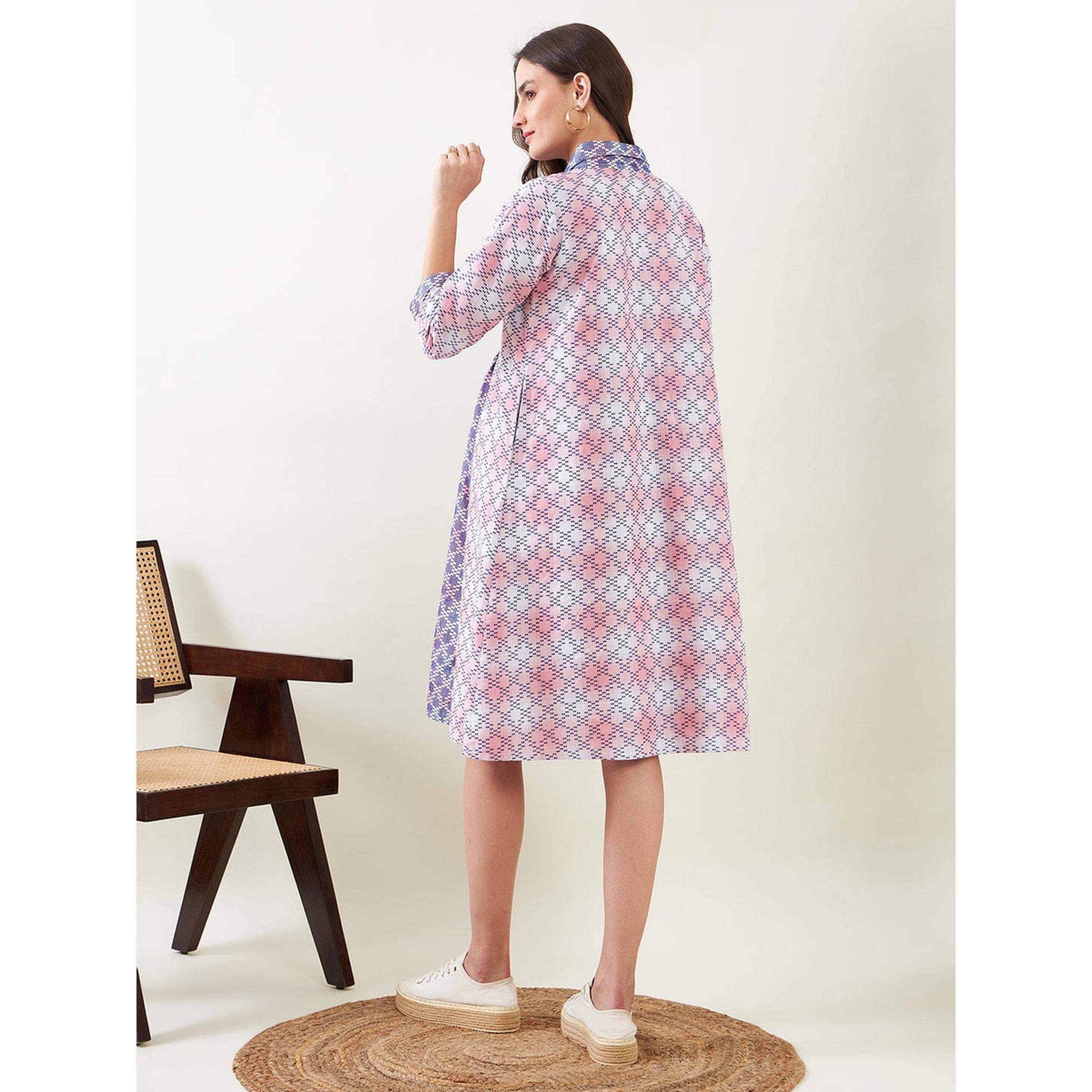فستان ميدي سكيتر بلمسات جرافيك للحوامل-women-clothing-maternity-dresses-image-4