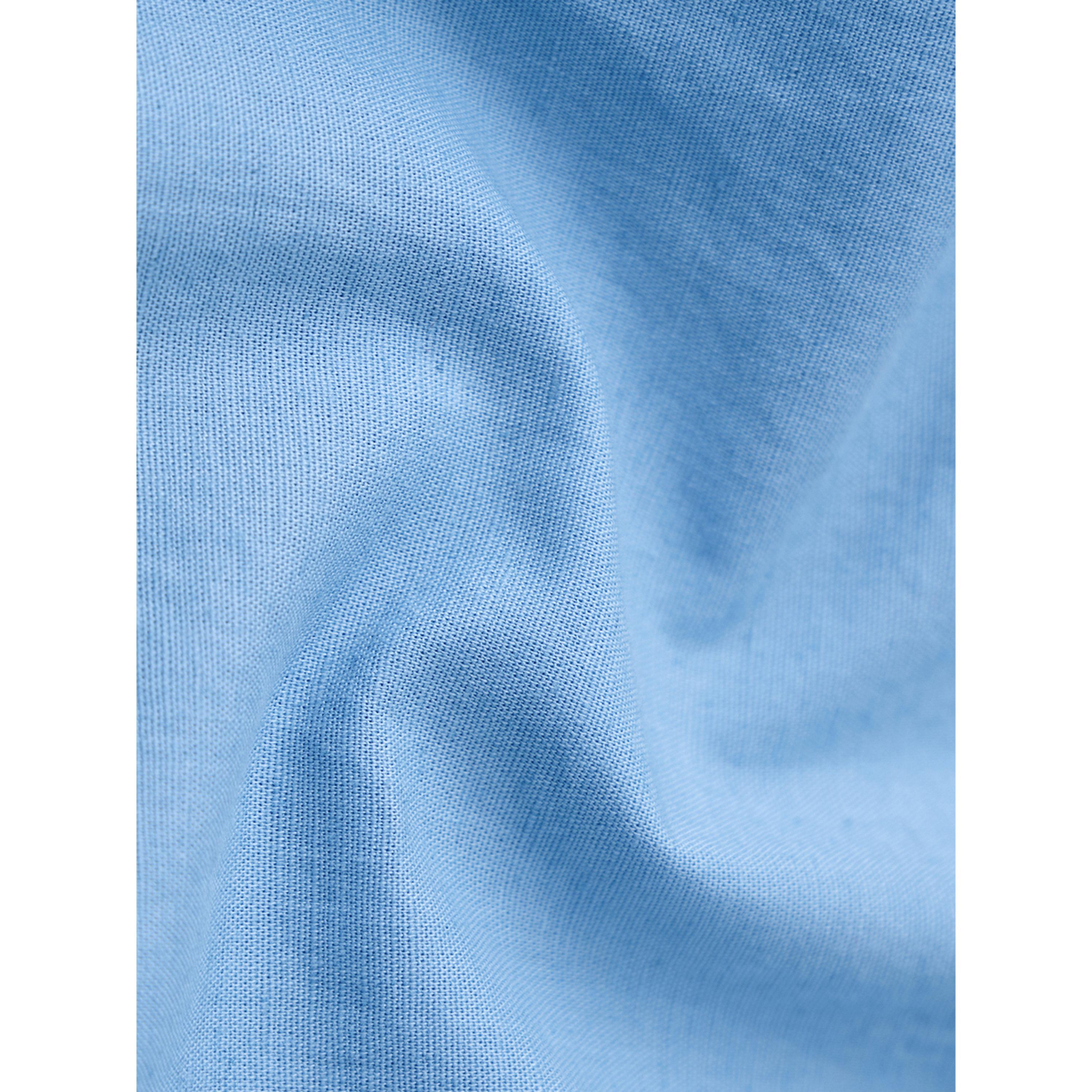 بلوزة مزيج الكتان زرقاء بقصة مستقيمة-women-clothing-shirtsandblouses-shirts-image-6