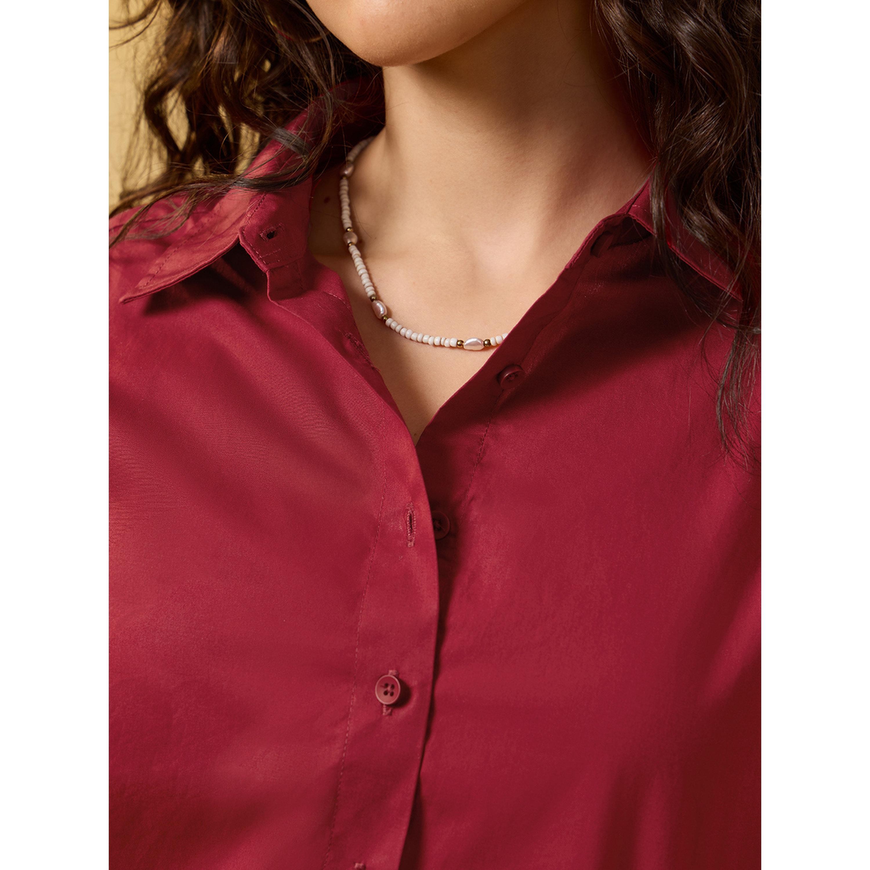 بلوزة حمراء بأكمام طويلة بقصة مستقيمة-women-clothing-shirtsandblouses-shirts-image-4