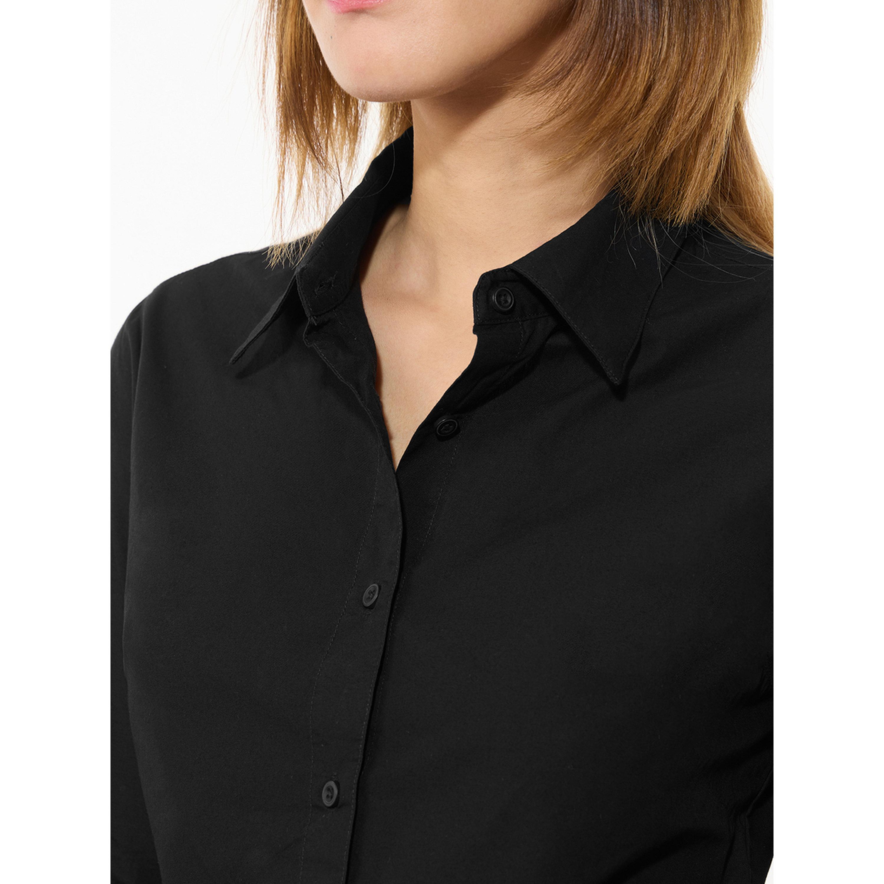 The Souled Store X Styli Elegant Black Long Sleeve Slim Fit Shirt-women-clothing-shirtsandblouses-shirts-image-5