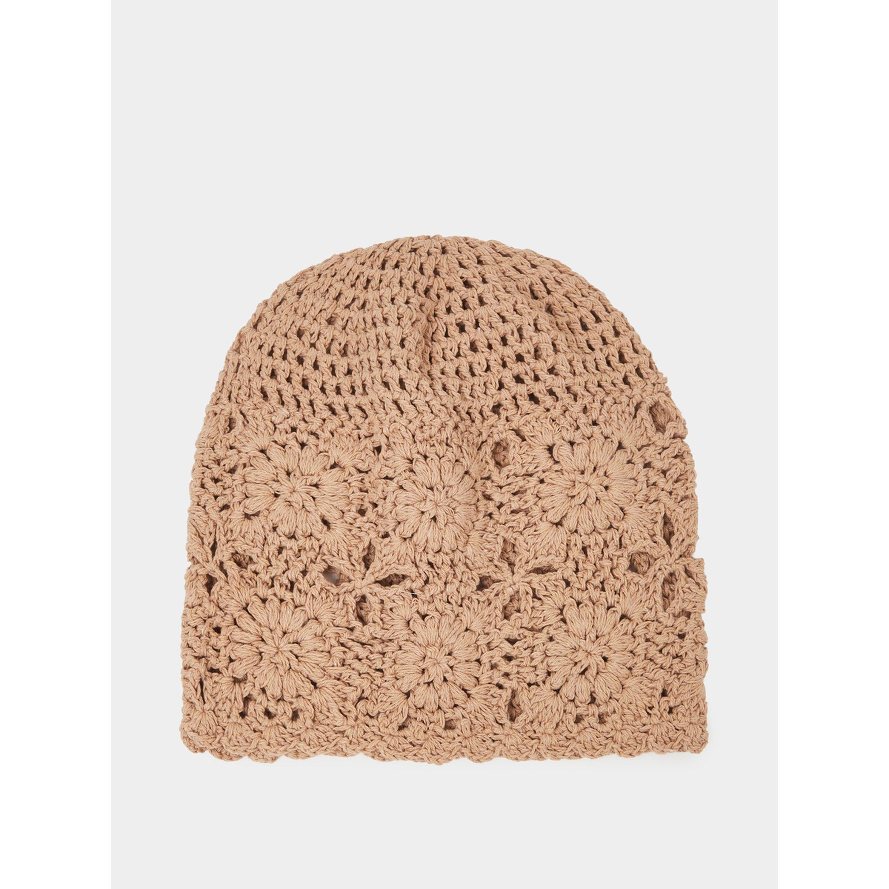 بينيه كروشيه باللون الكاكي-women-clothingaccessories-capsandhats-image-2