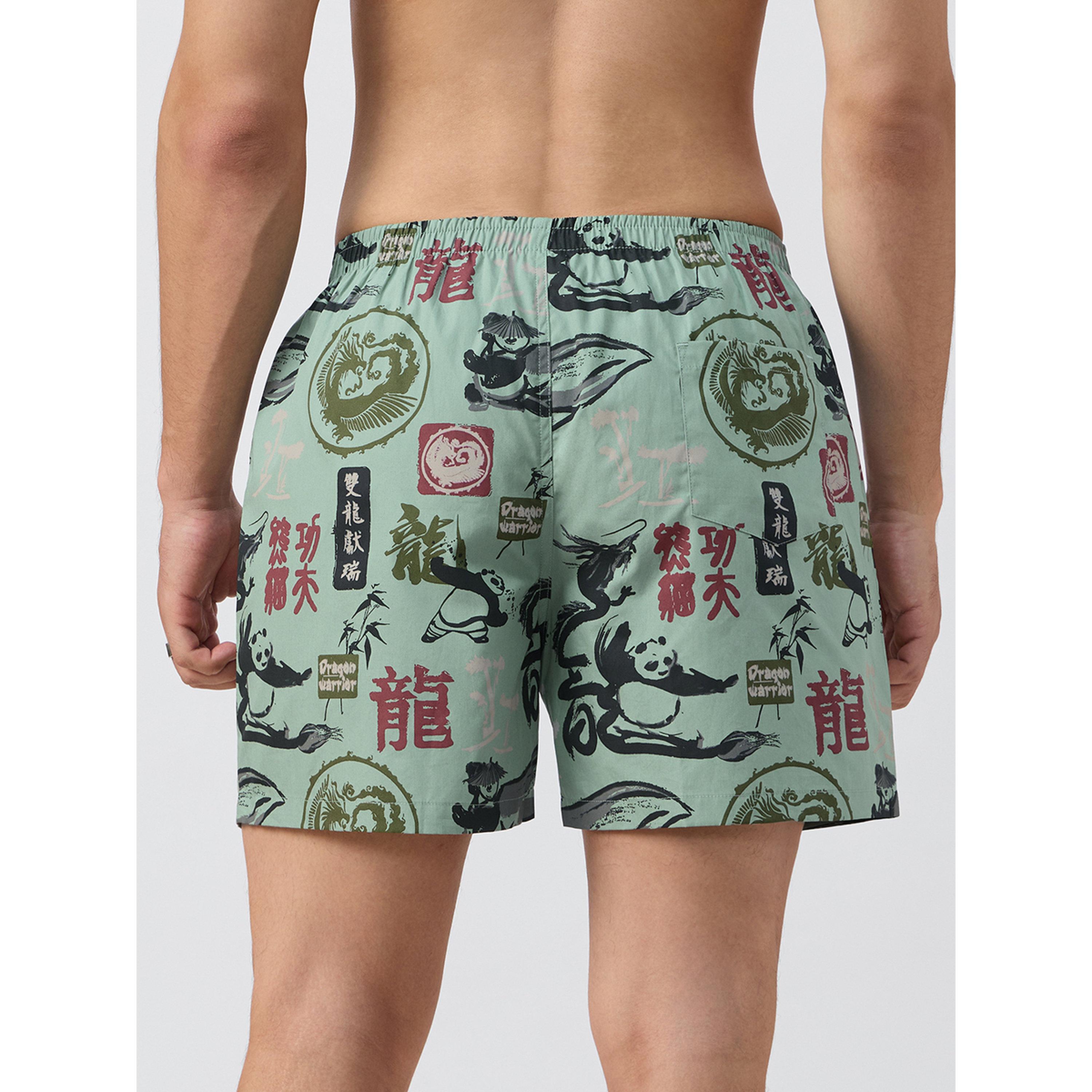 The Souled Store X Styli Men Green Dragon Warrior Boxers-men-clothing-innerwear-underwear-image-4