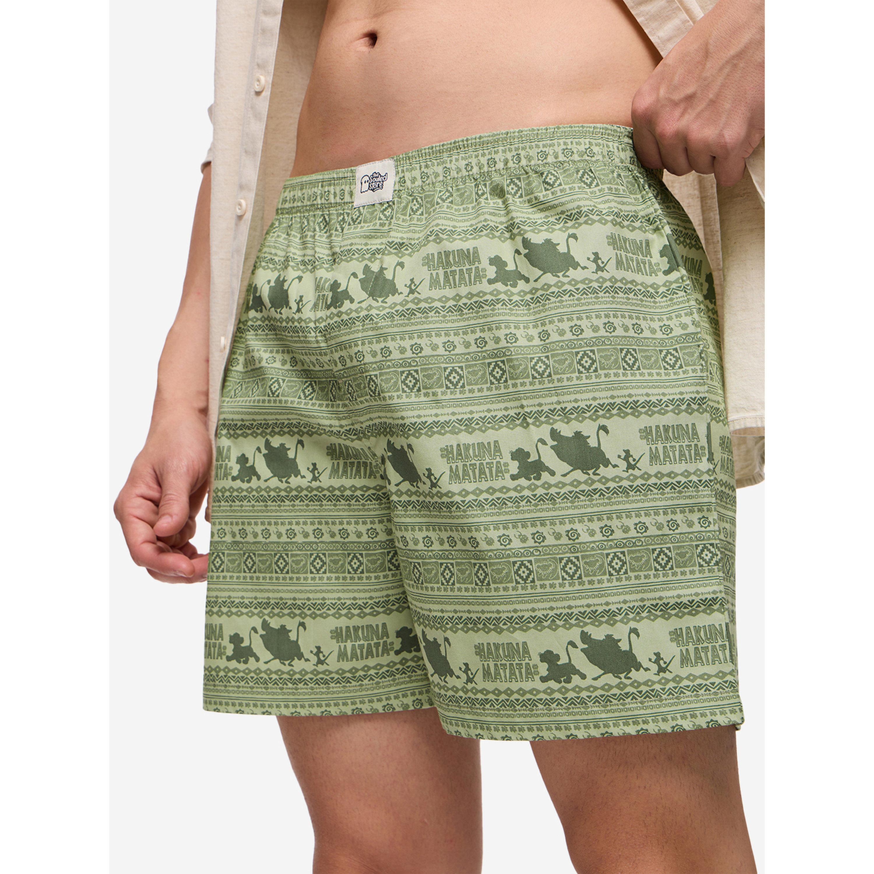 The Souled Store X Styli Men Hakuna Matata Green Boxers-men-clothing-innerwear-underwear-image-1