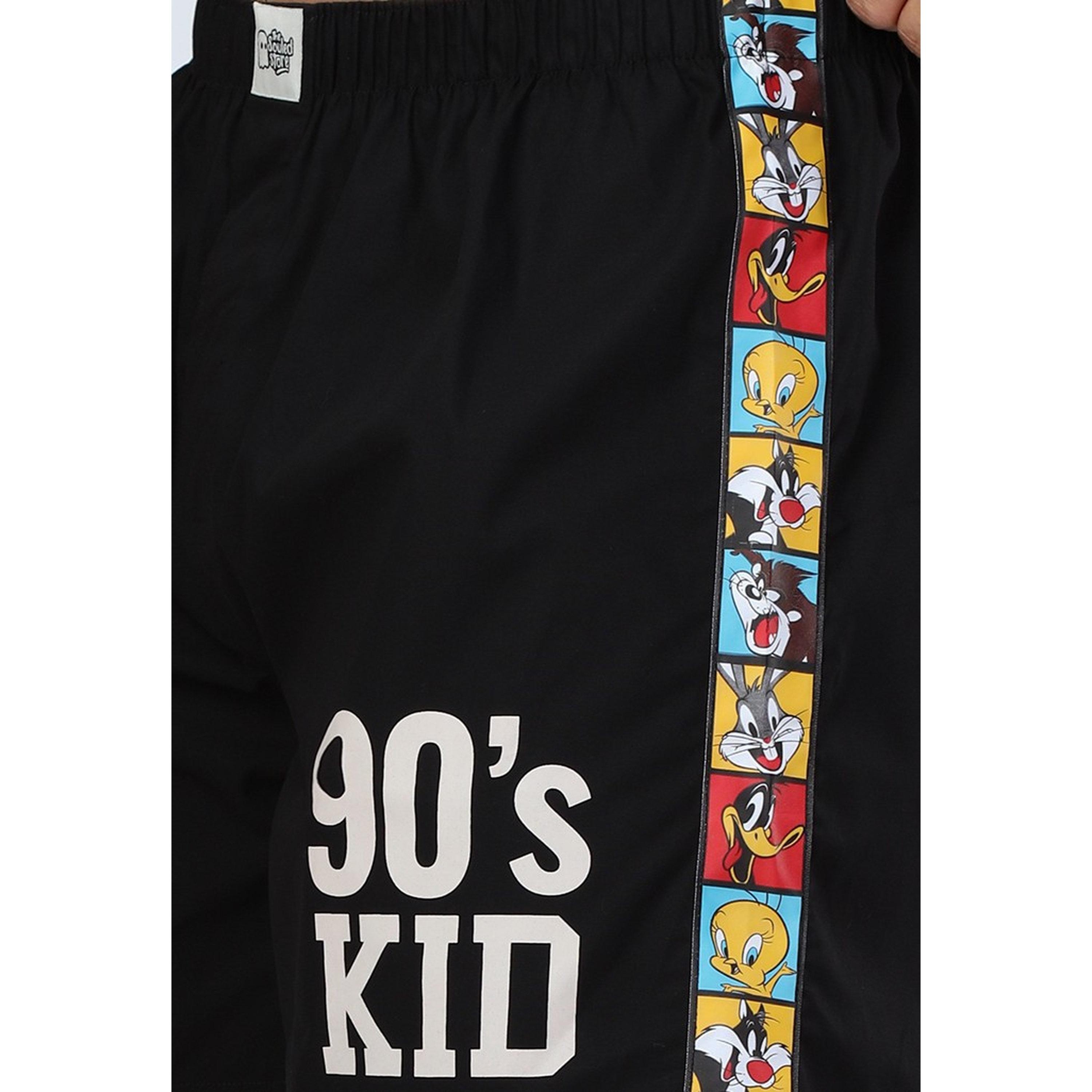 The Souled Store X Styli Black 90s Kid Boxers-men-clothing-innerwear-underwear-image-5