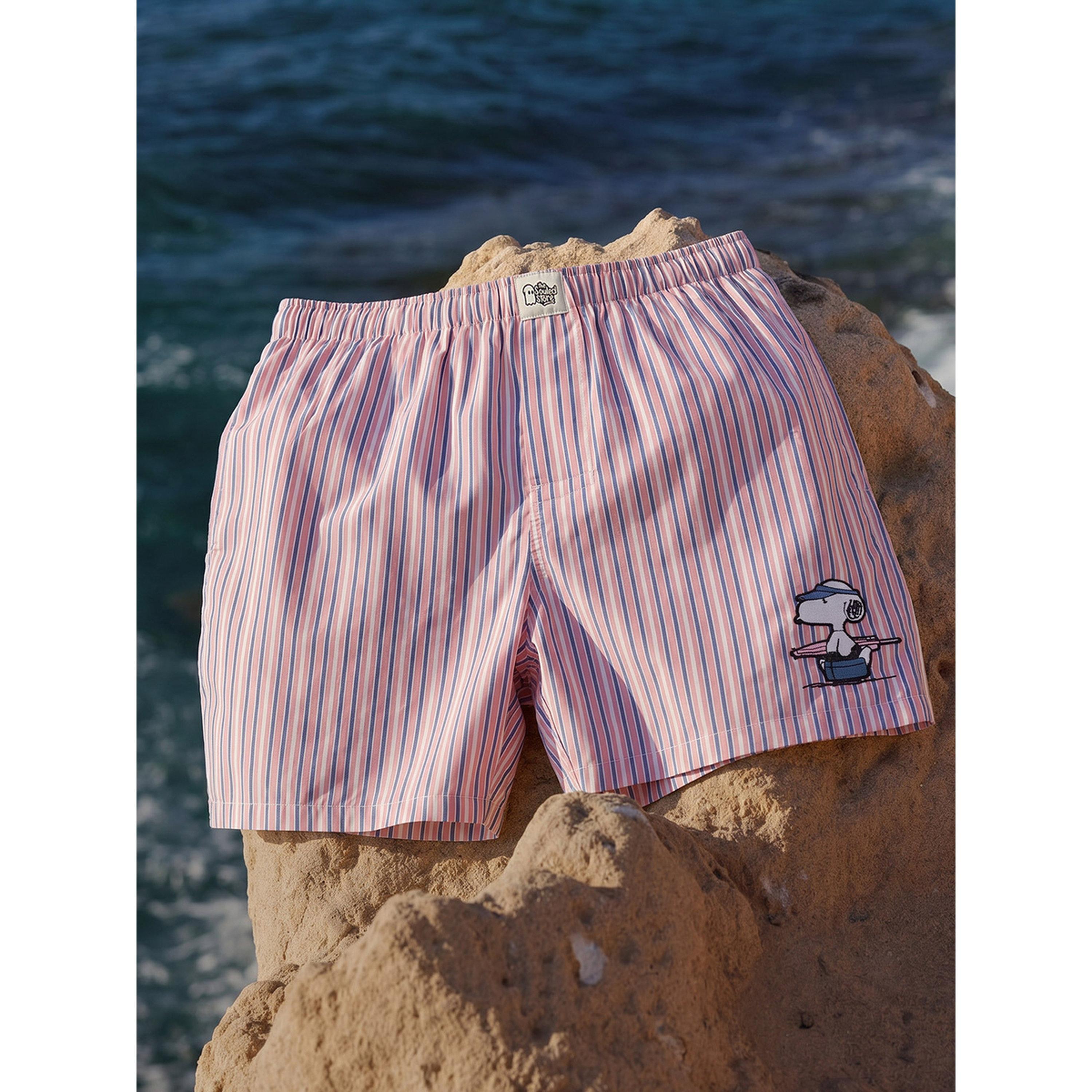 بوكسر رجالي وردي مخطط بتطريز سنوبي-men-clothing-innerwear-underwear-image-3
