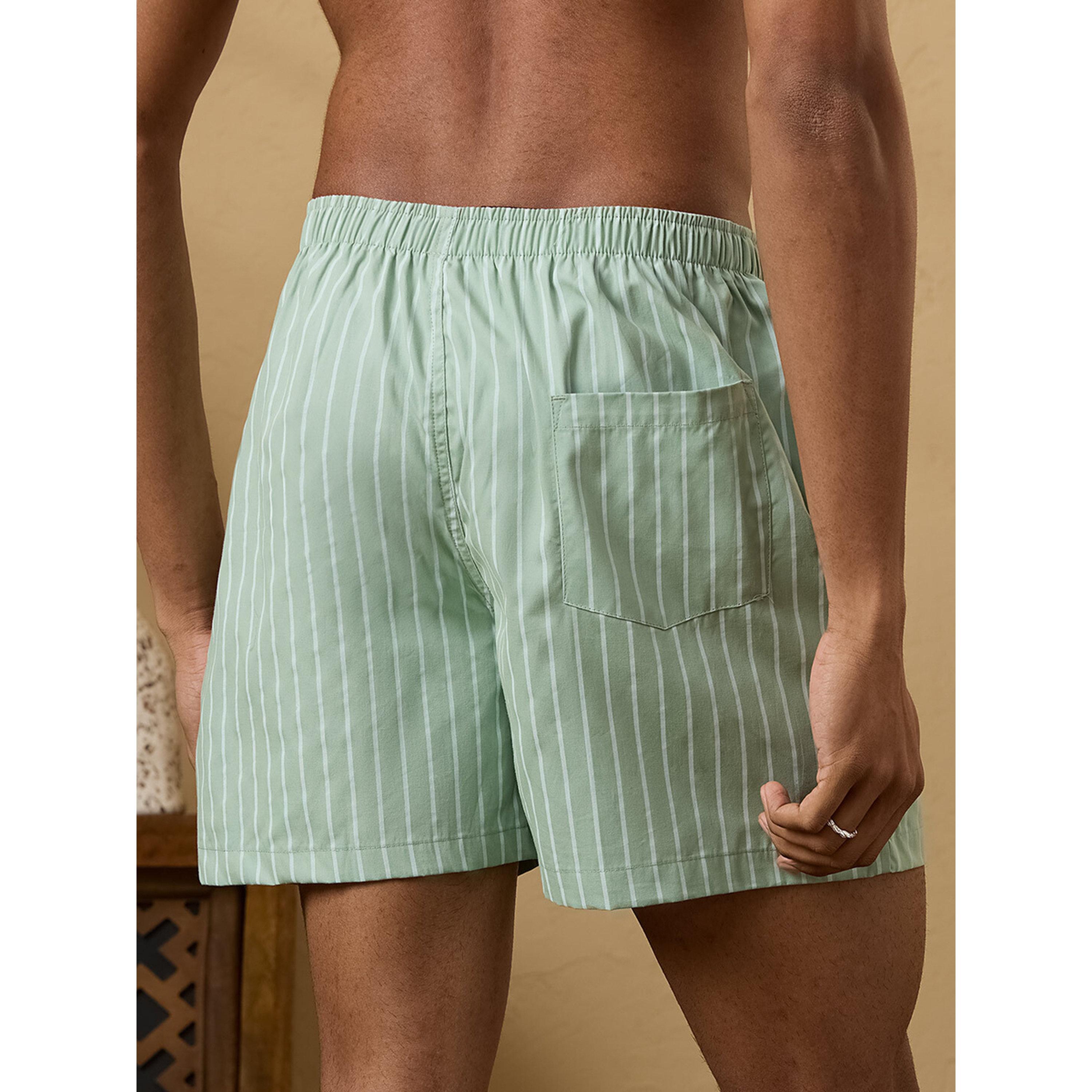 The Souled Store X Styli Men Green Striped Garfield Sleepy Boxers-men-clothing-innerwear-underwear-image-4