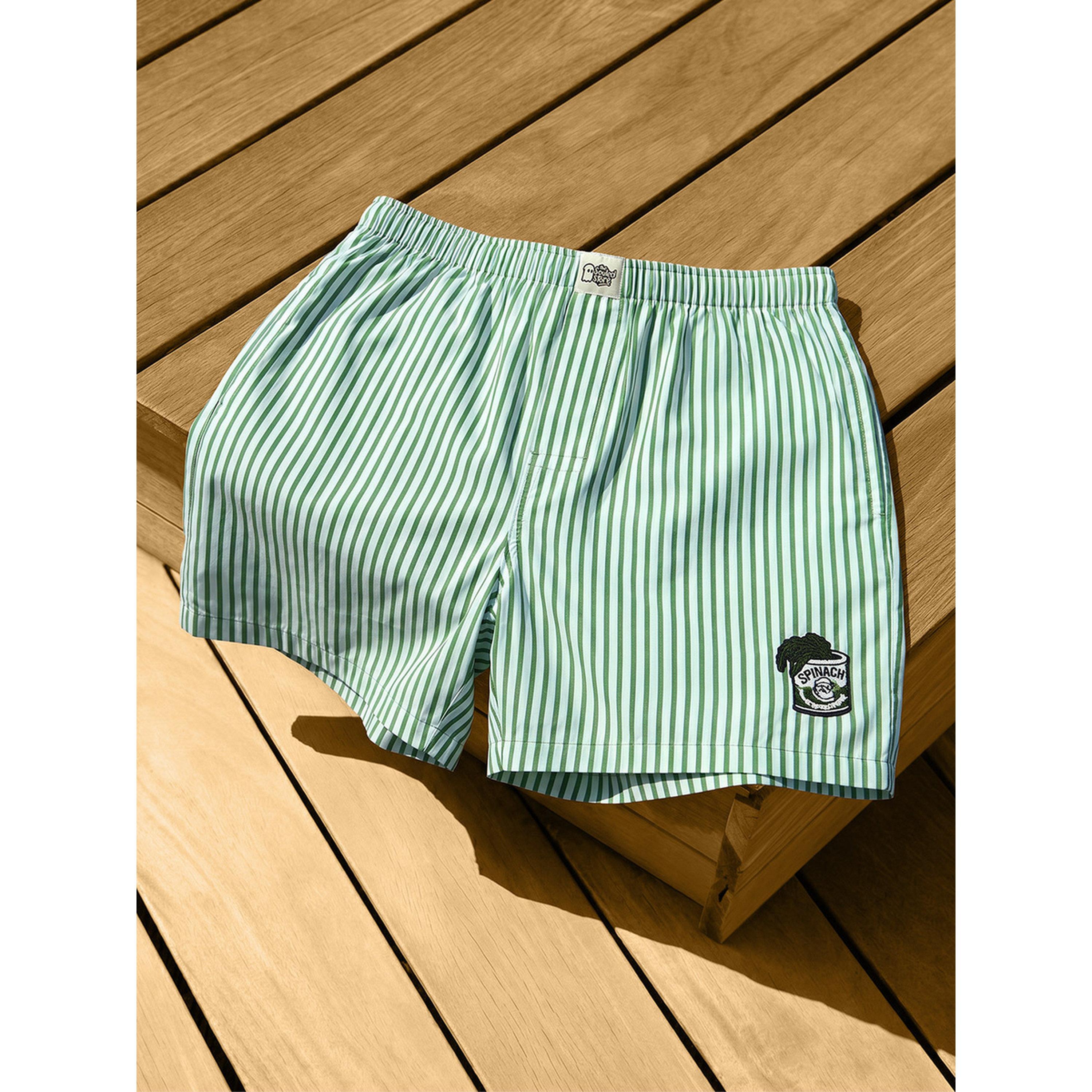 The Souled Store X Styli Men Olive Green Striped Boxers-men-clothing-innerwear-underwear-image-3