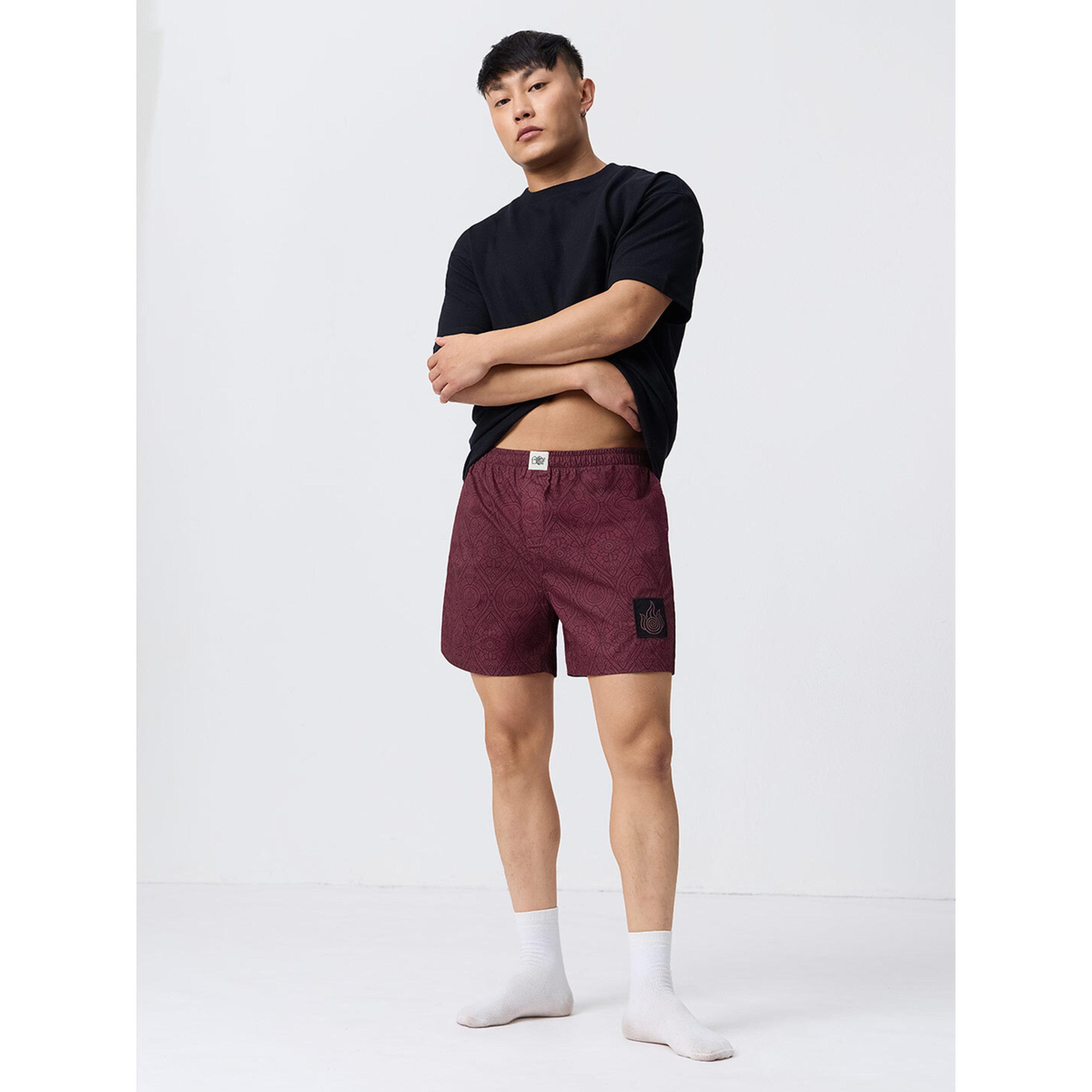 بوكسر مارون بنمط فاير بيندر-men-clothing-innerwear-underwear-image-2