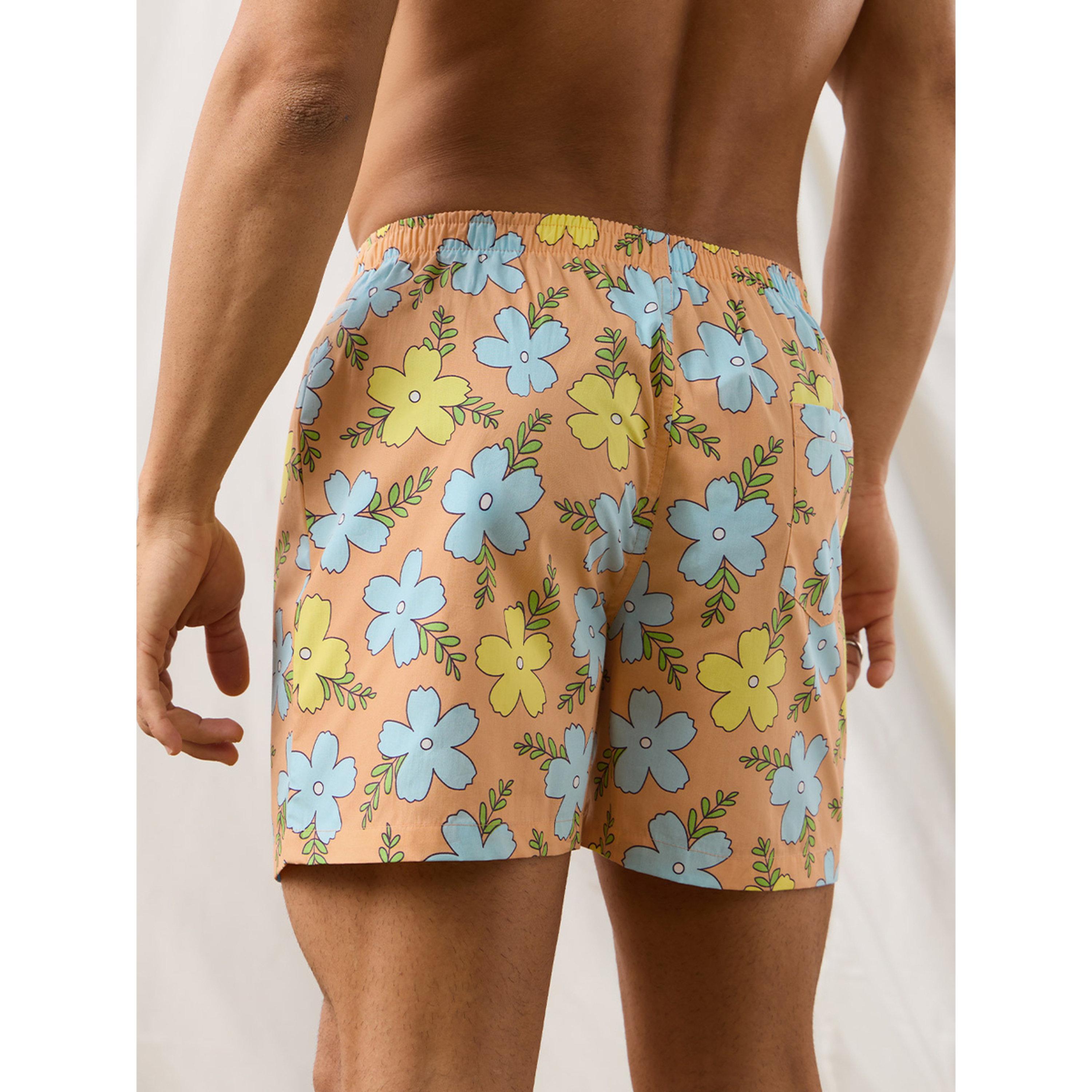 بوكسر رجالي خوخي بطبعة زهور-men-clothing-innerwear-underwear-image-4