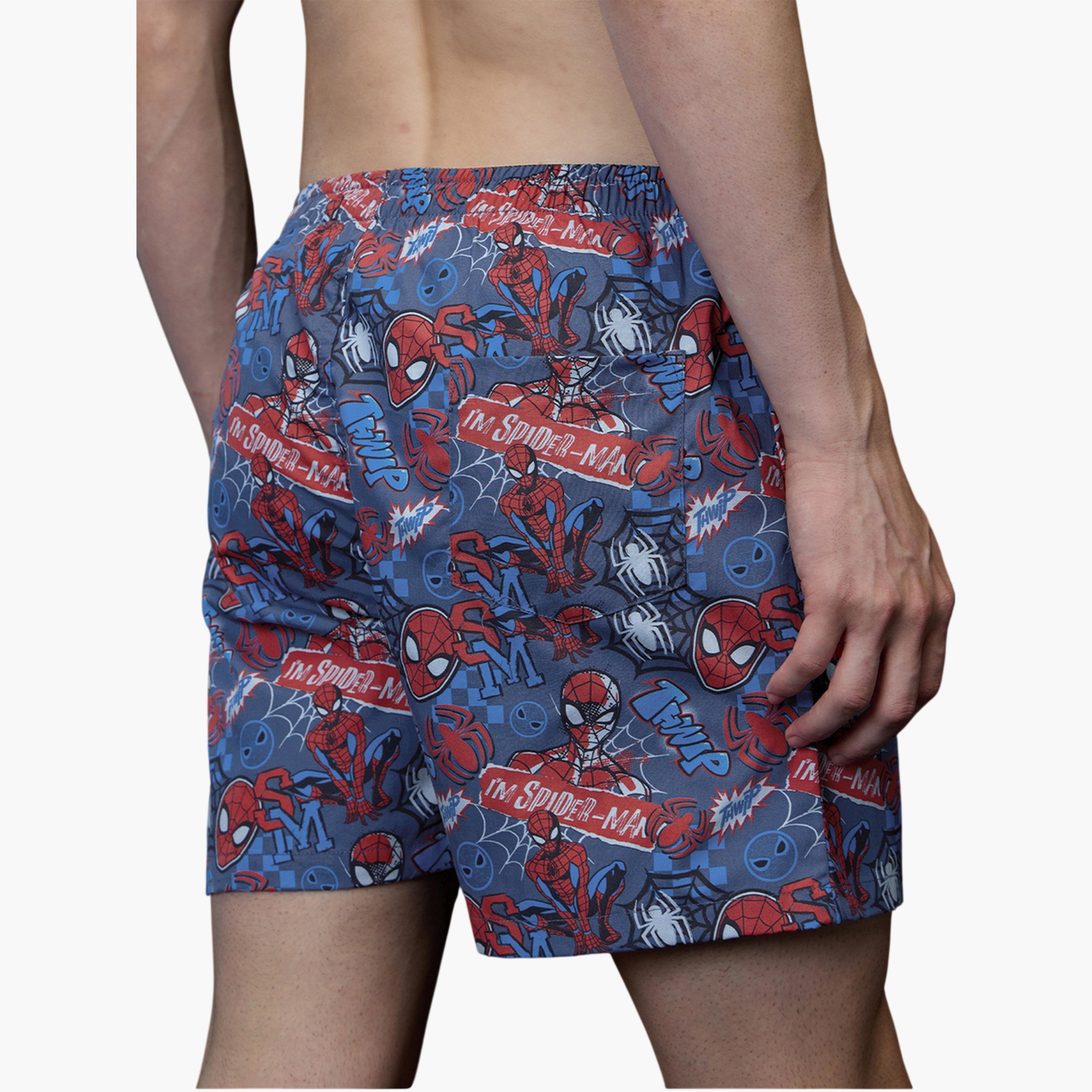 ملابس داخلية بوكسر رجالي كحلي سبايدرمان-men-clothing-innerwear-underwear-image-4