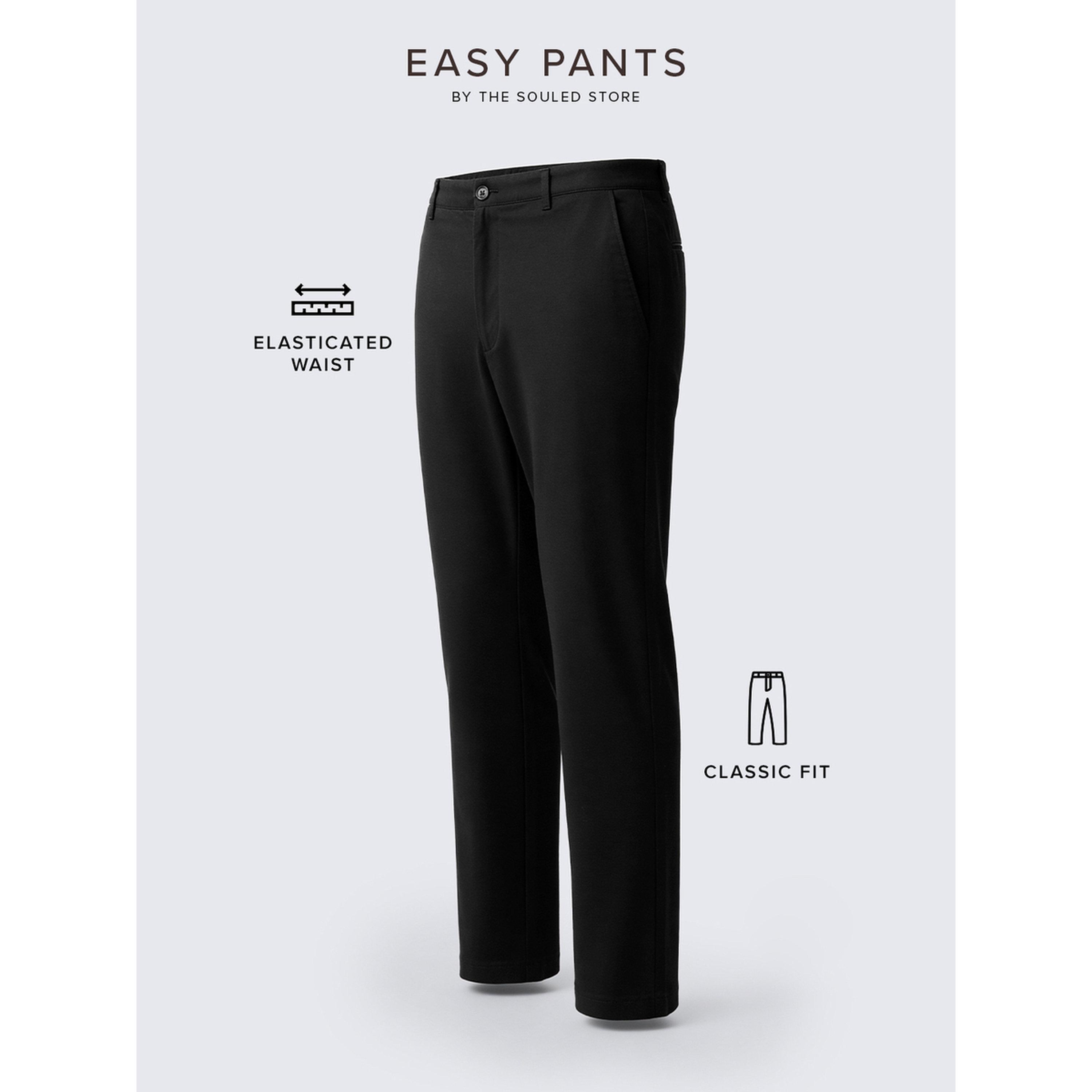 بنطال بقصة كلاسيكية للرجال باللون الأسود-men-clothing-trousersandchinos-trousers-image-3