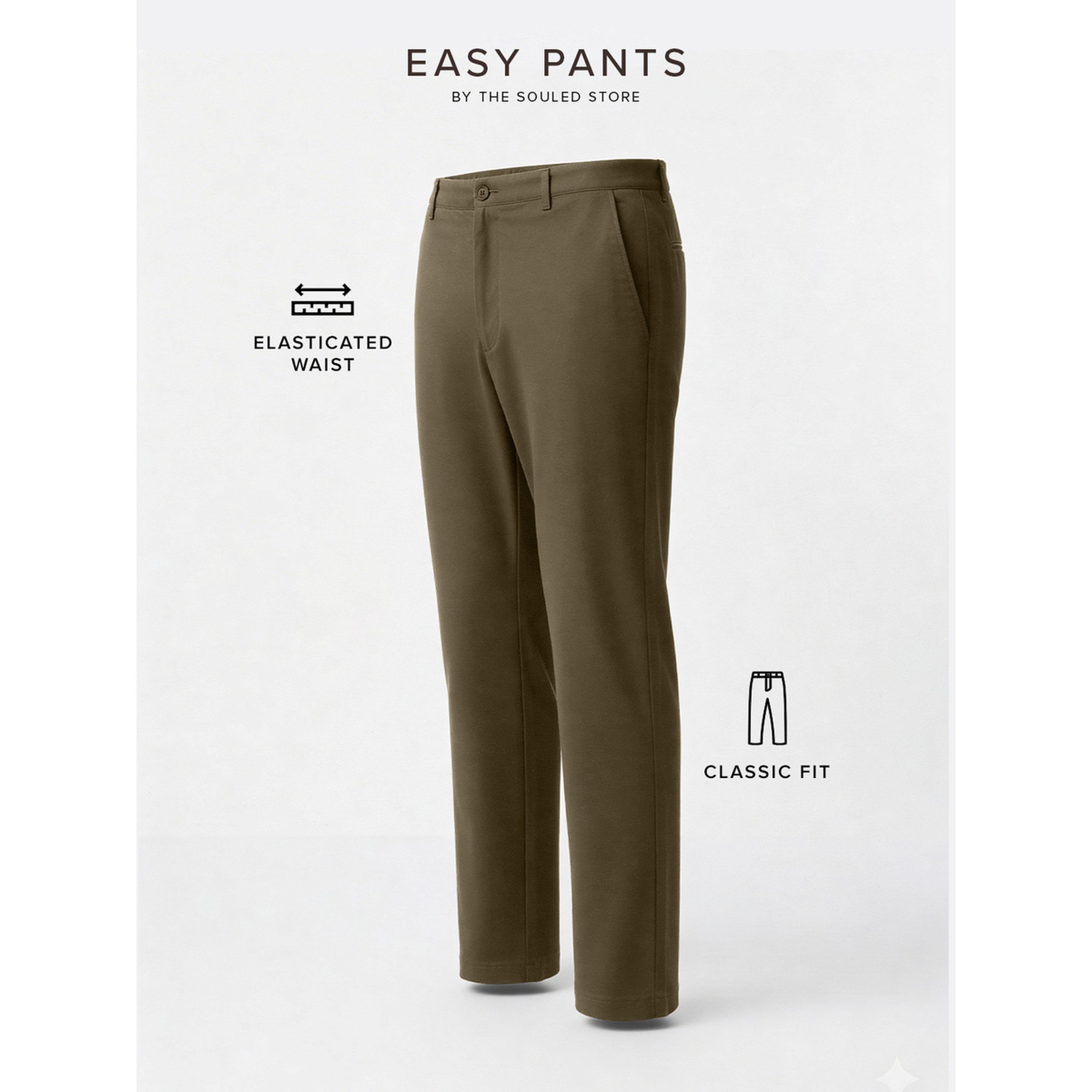 بنطال بقصة كلاسيكية للرجال باللون الكاكي-men-clothing-trousersandchinos-trousers-image-4
