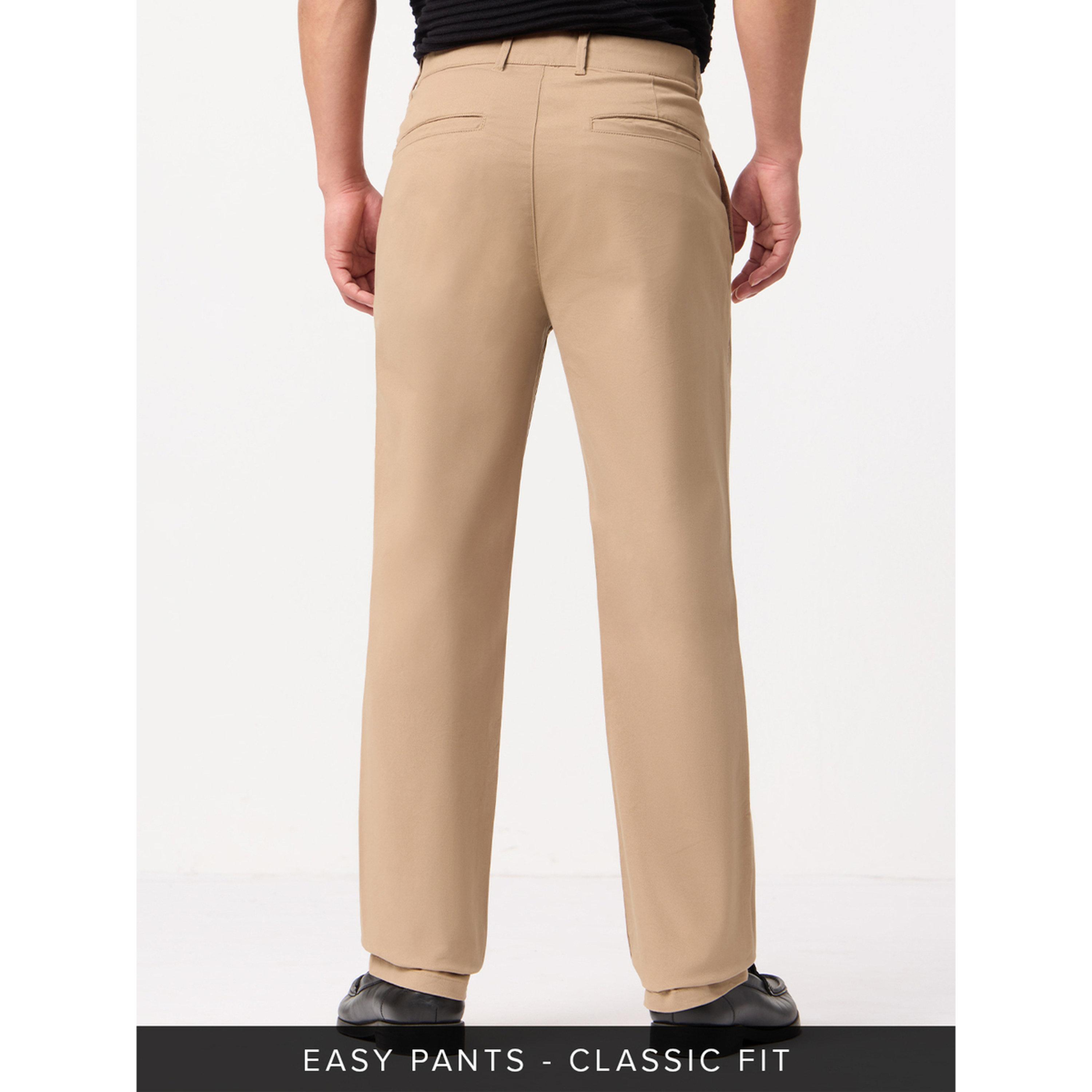 بنطال بقصة كلاسيكية للرجال باللون البني-men-clothing-trousersandchinos-trousers-image-3