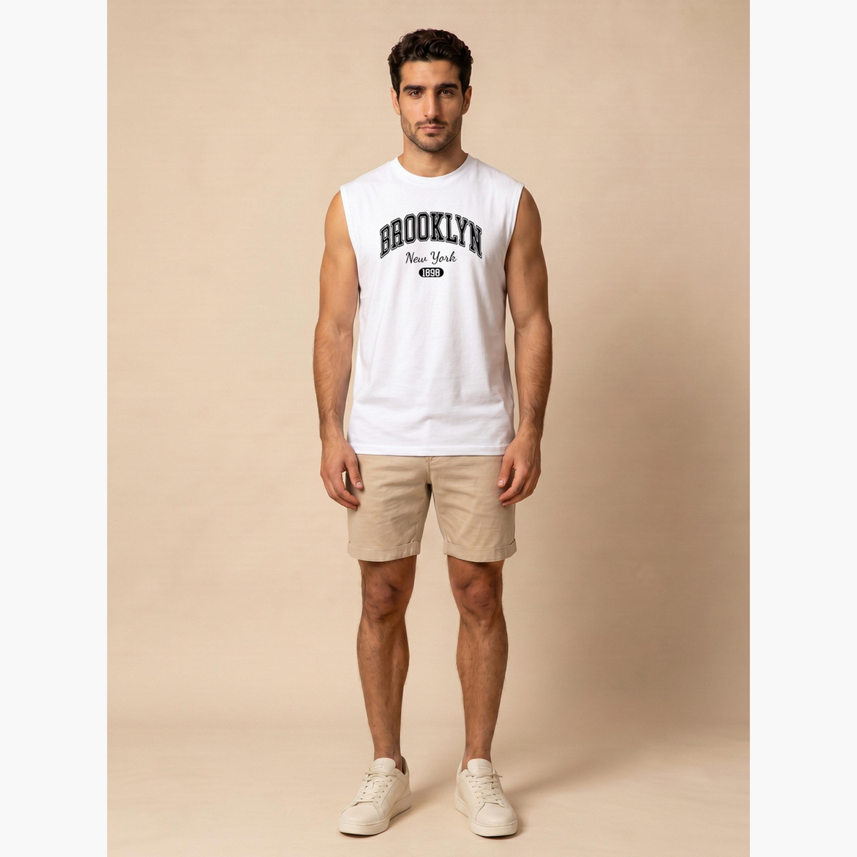 Take Two White Graphic Print Regular Fit Tank Top-men-clothing-tshirtsandpolos-vests-image-2