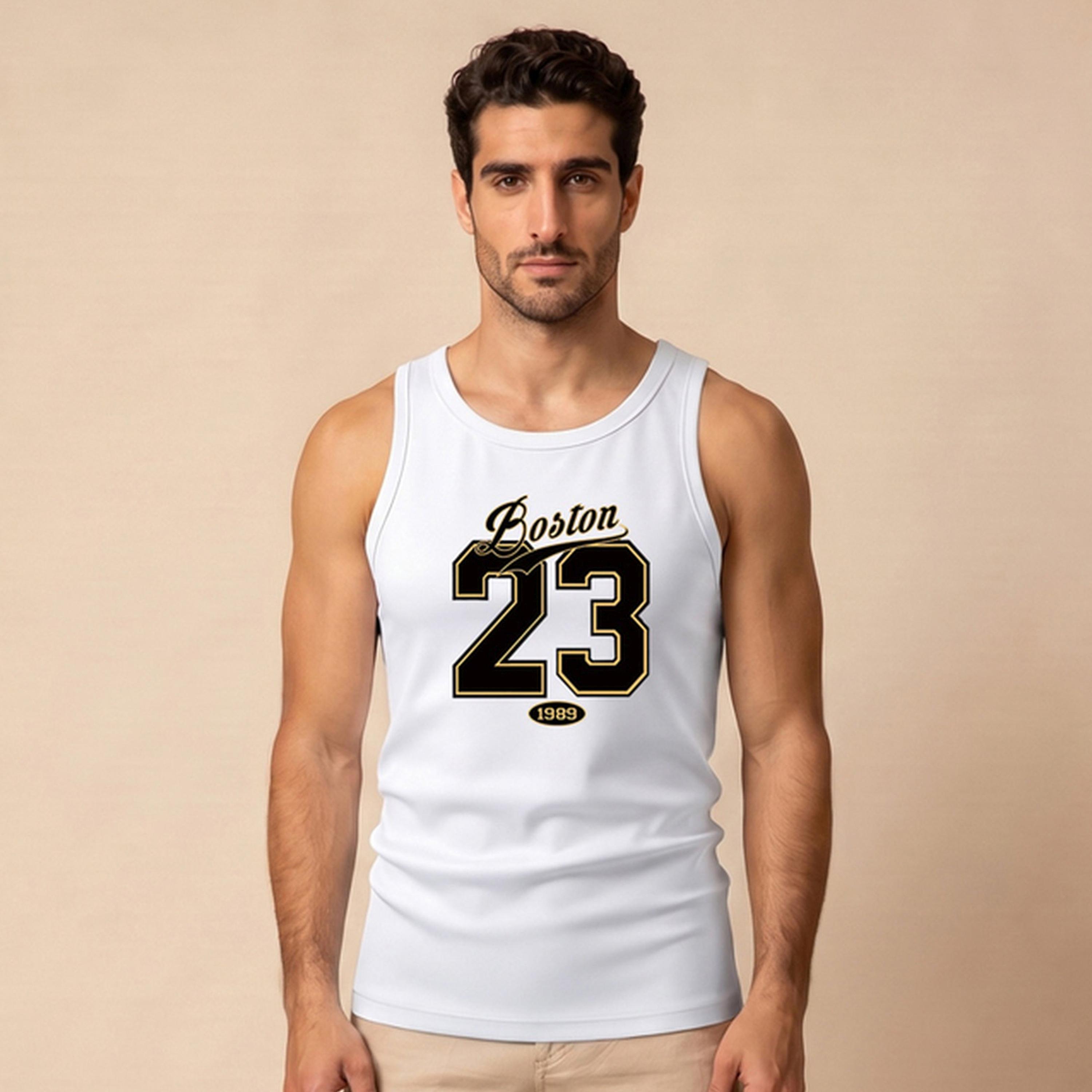 Take Two White Graphic Print Regular Fit Tank Top-men-clothing-tshirtsandpolos-vests-image-1