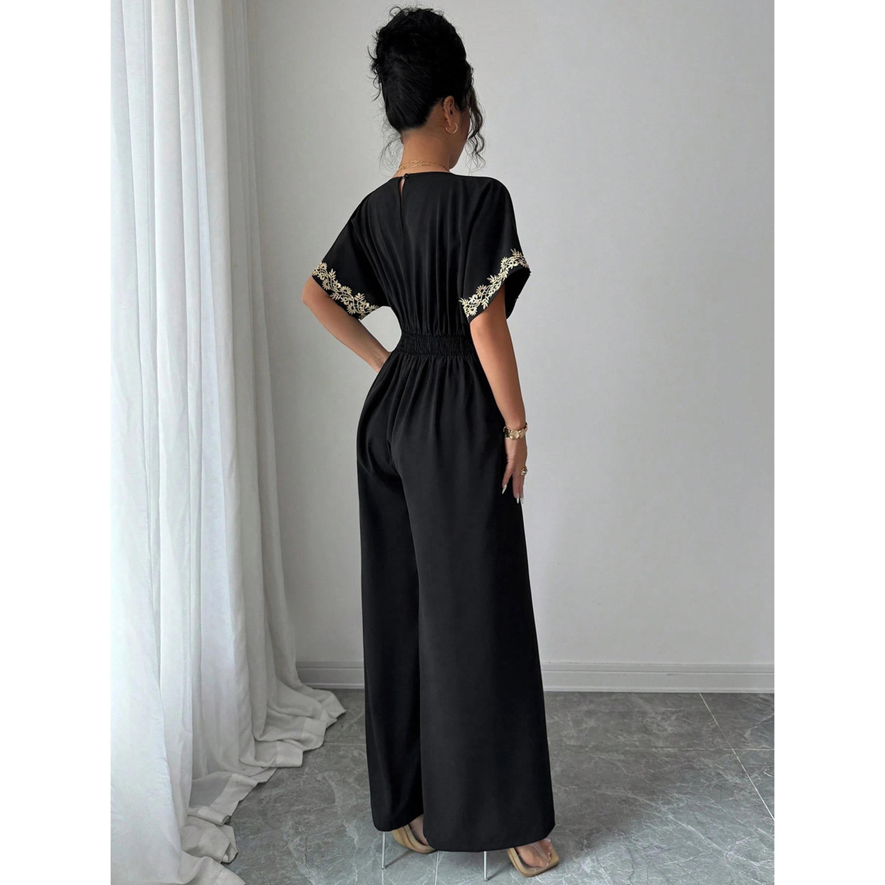 Take Two Elegant Black Wide-Leg Jumpsuit with Gold Embroidery-women-clothing-jumpsuits-image-3